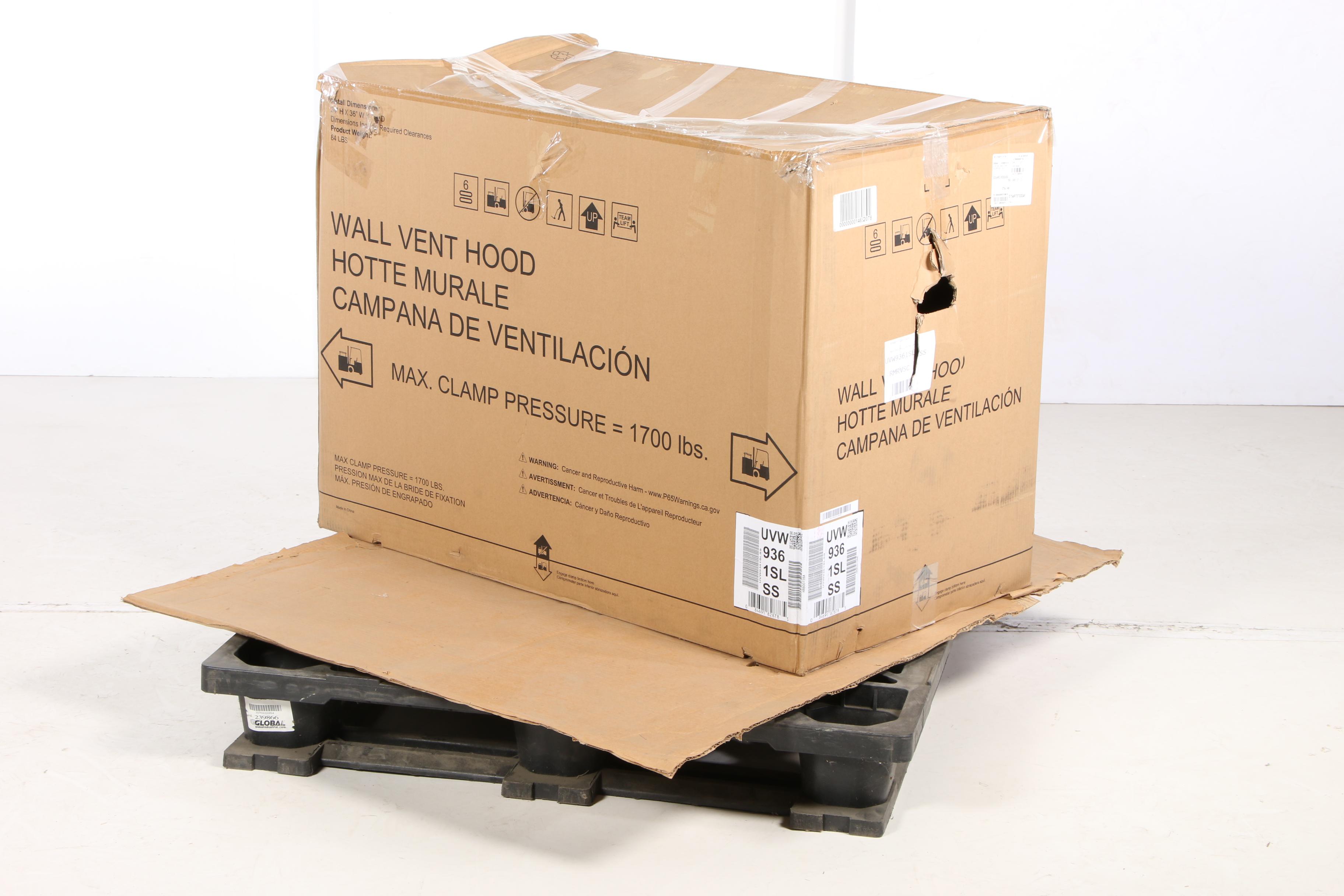 GE Stainless Steel 36" Convertible Range Hood