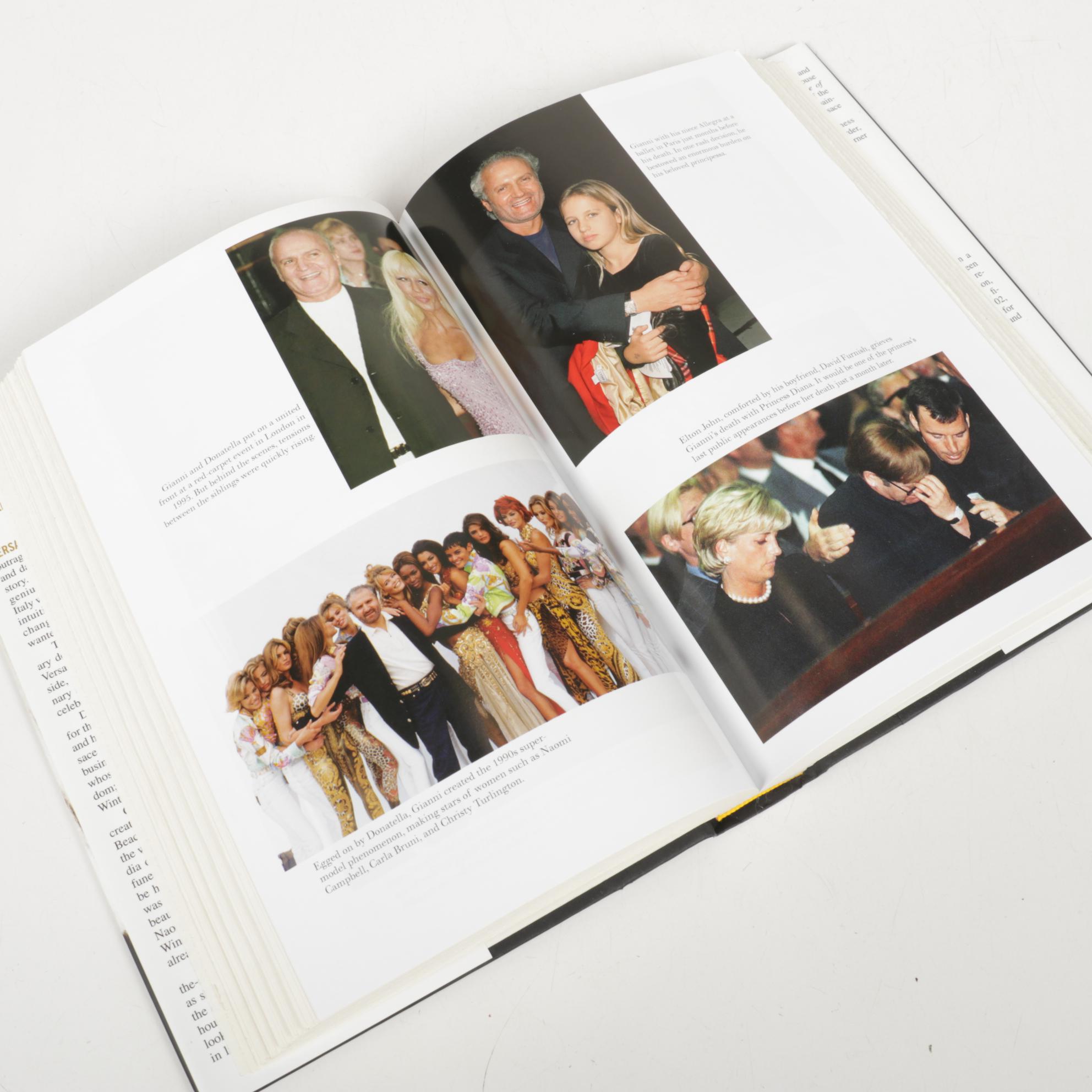 Gianni Versace "Do not disturb," 1996, and Deborah Ball "House of Versace," 2010