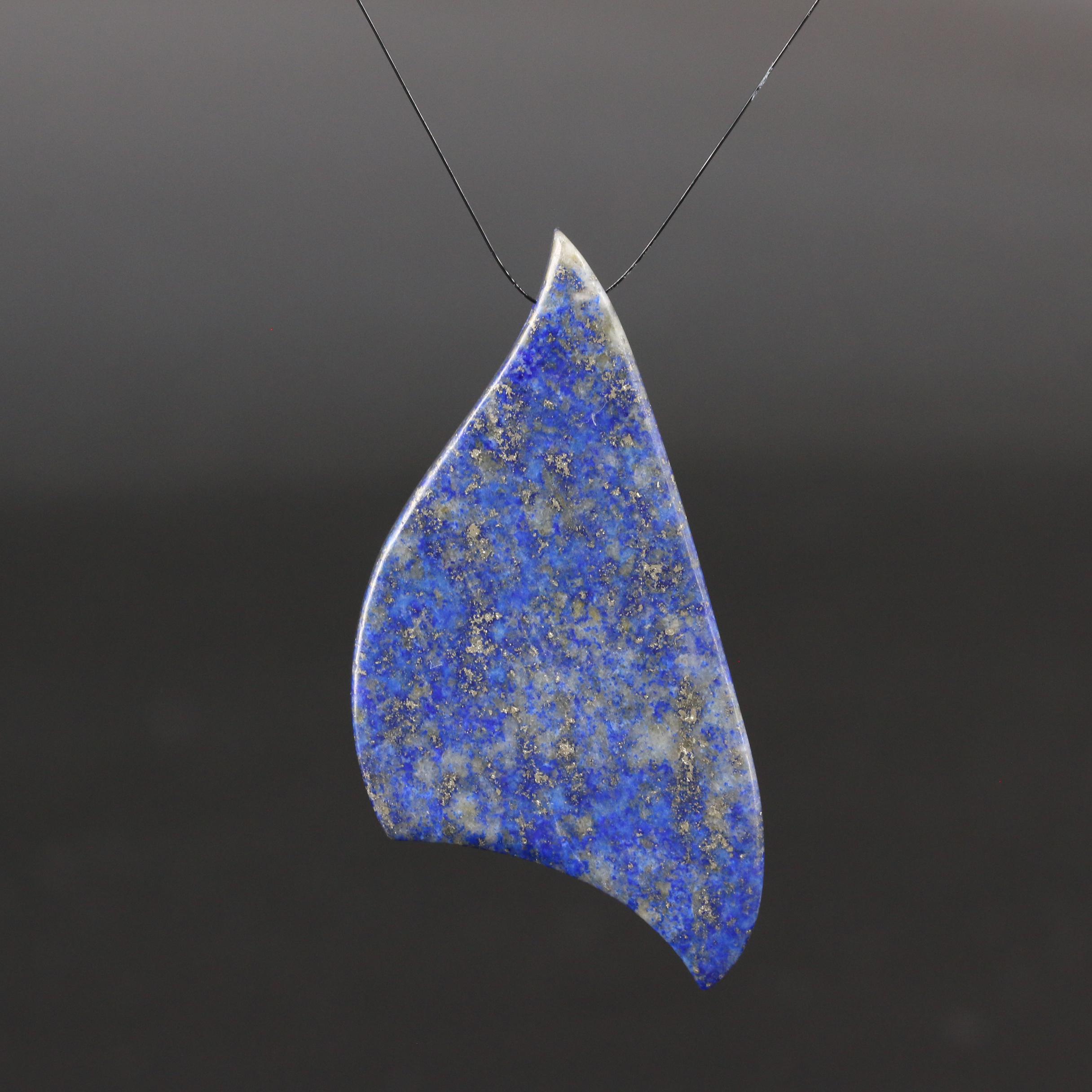 Loose Lapis Lazuli with Mother of Pearl Inlay Featuring Horse Head Design