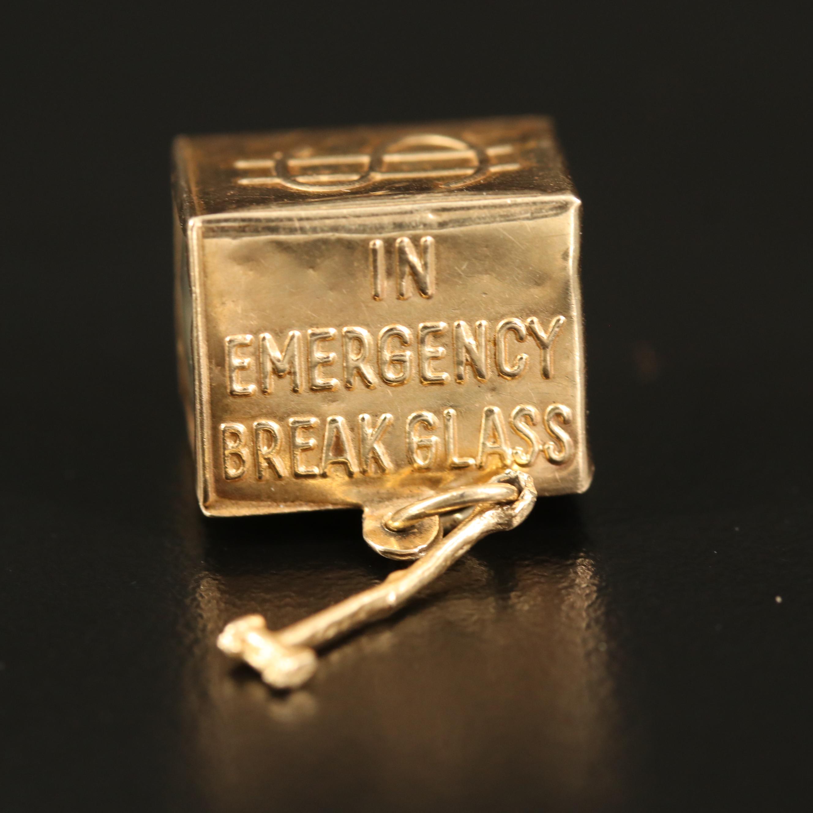 Vintage 14K Mad Money Charm