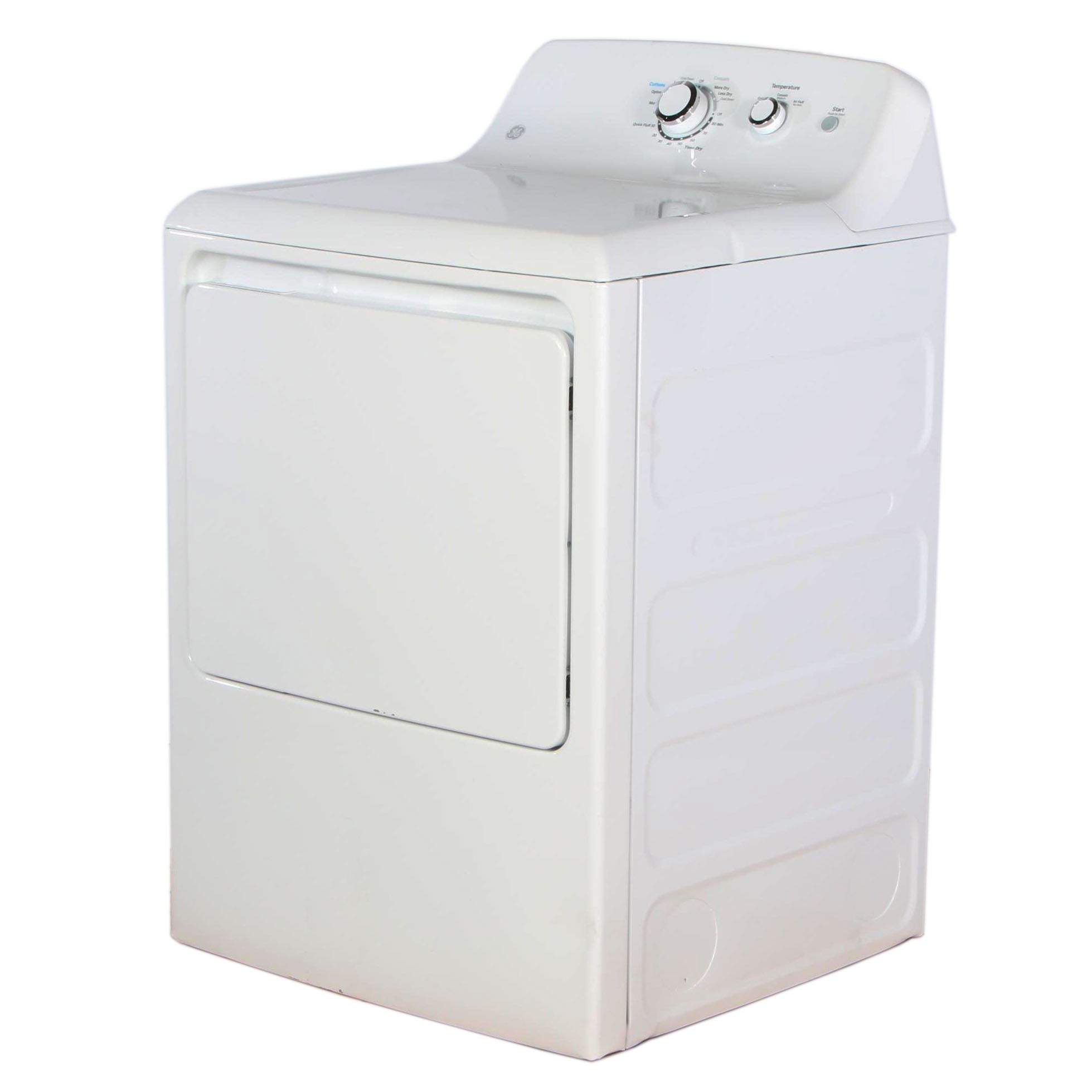 GE White 7.2 Cu. Ft. 3-Cycle Electric Dryer