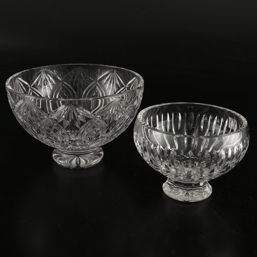 "Marquis by Waterford" and Waterford's "Granville" Crystal Bowls