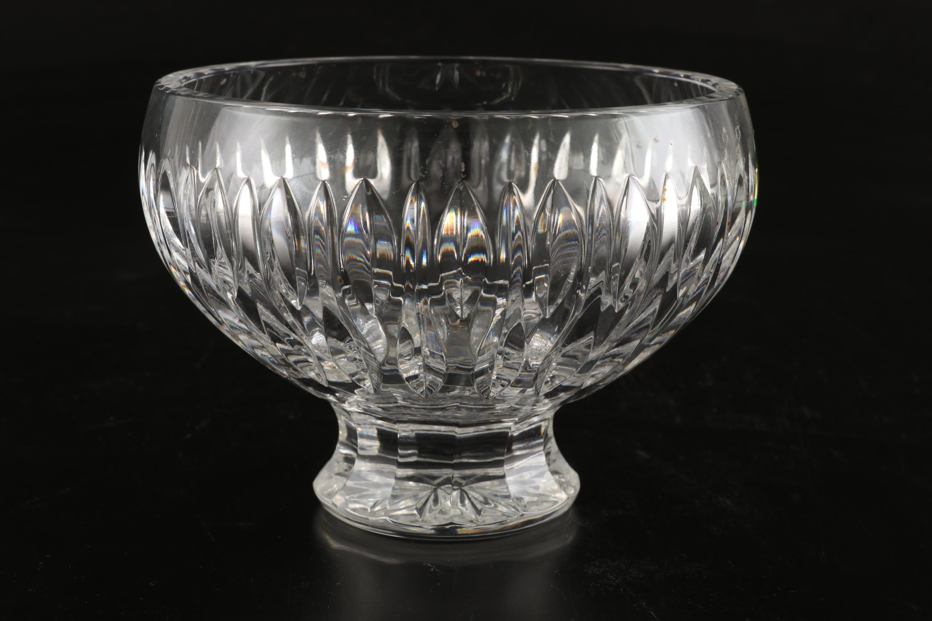 "Marquis by Waterford" and Waterford's "Granville" Crystal Bowls