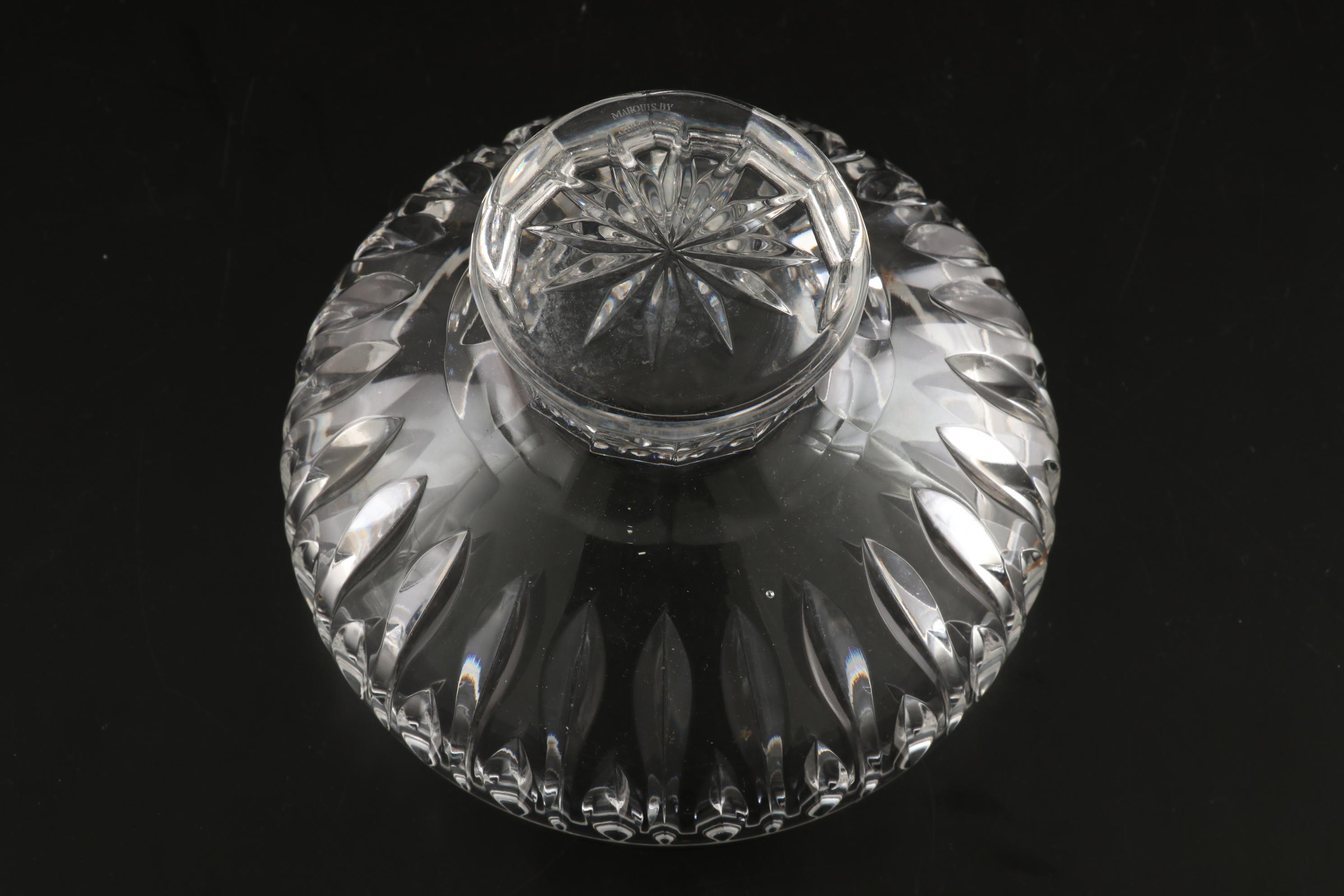 "Marquis by Waterford" and Waterford's "Granville" Crystal Bowls