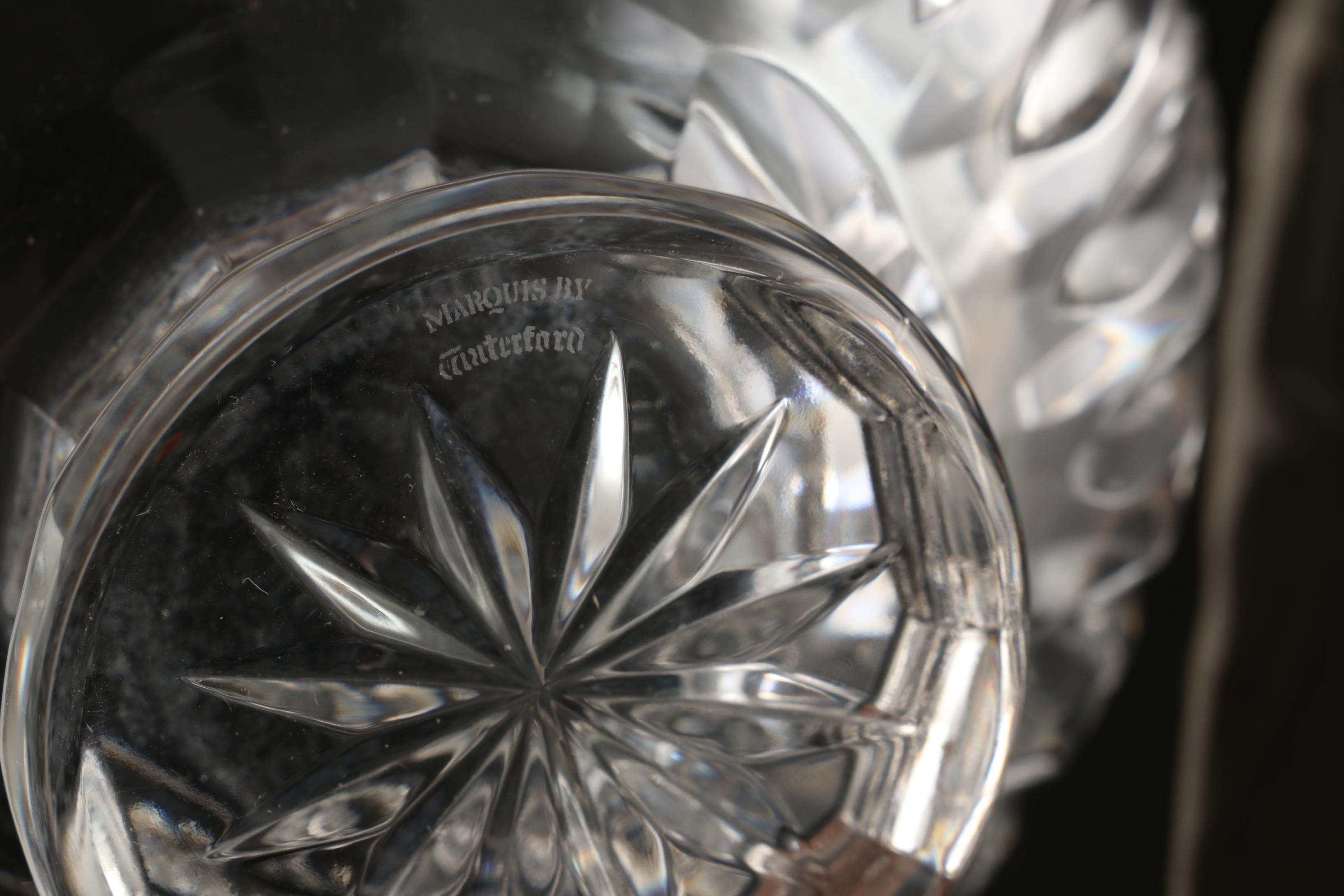 "Marquis by Waterford" and Waterford's "Granville" Crystal Bowls