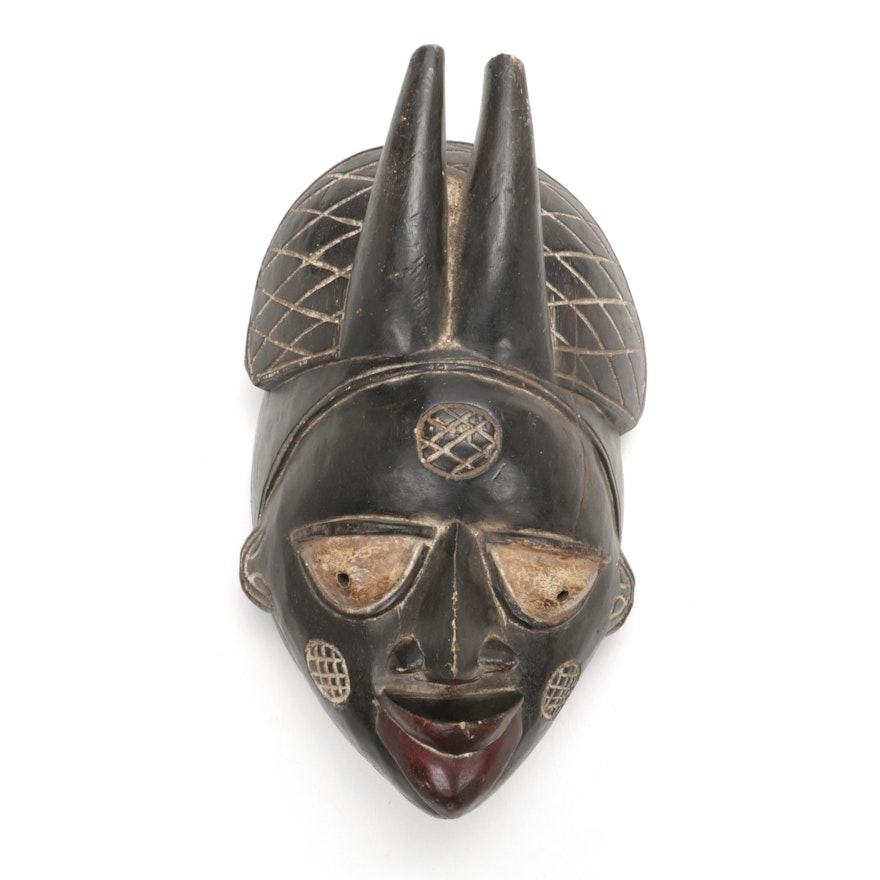 Yoruba Decorative Wooden Mask, Nigeria