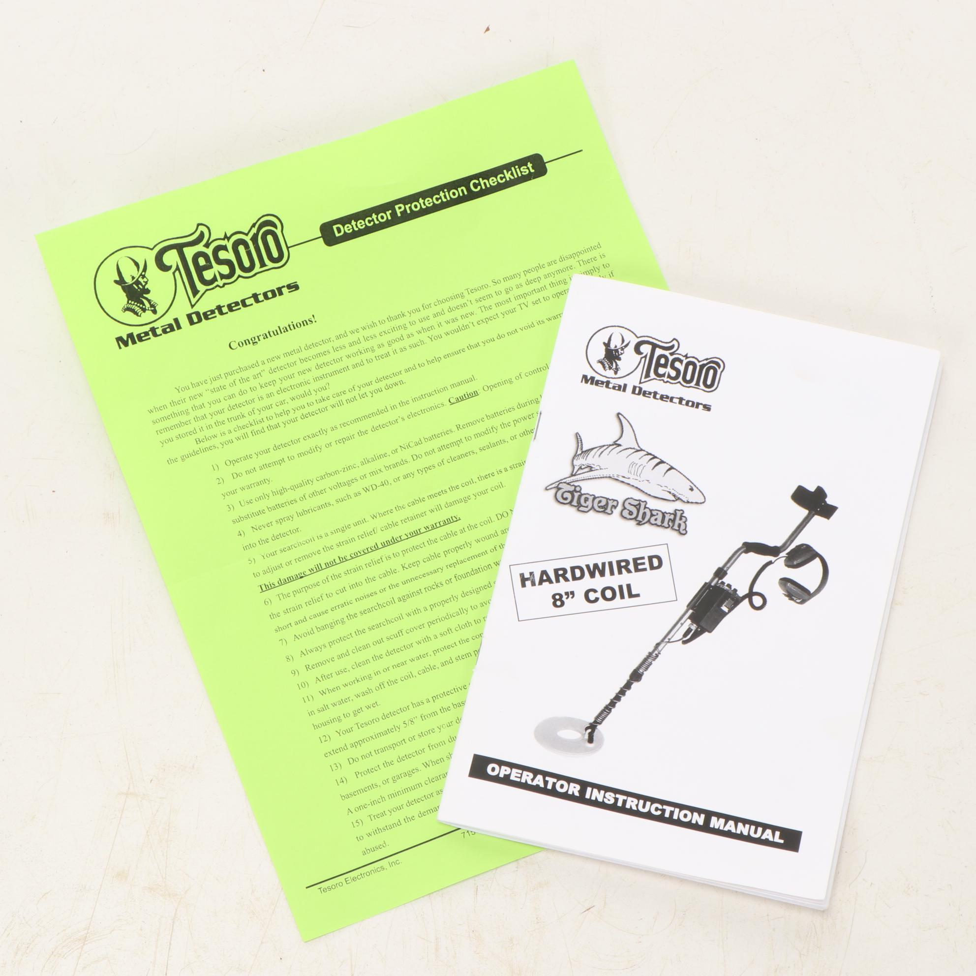 Tesoro Tiger Shark Metal Detector