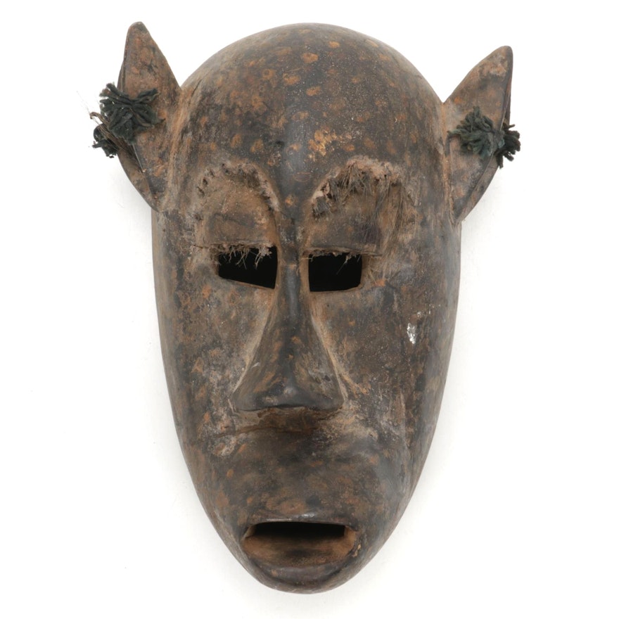 Bamana Style Wooden Animal Mask, West Africa