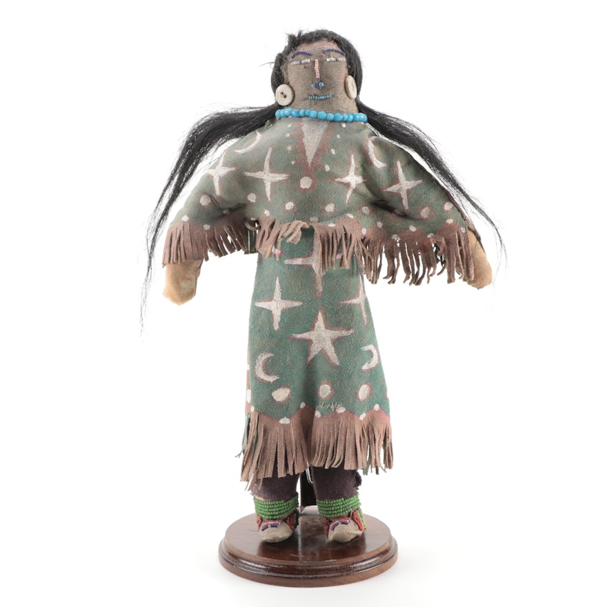 Lakota Style Painted Buckskin Ghost Dance Type Doll