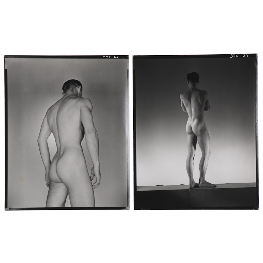 George Platt Lynes Silver Gelatin Photographs of Male Nudes, 1952 - 1954