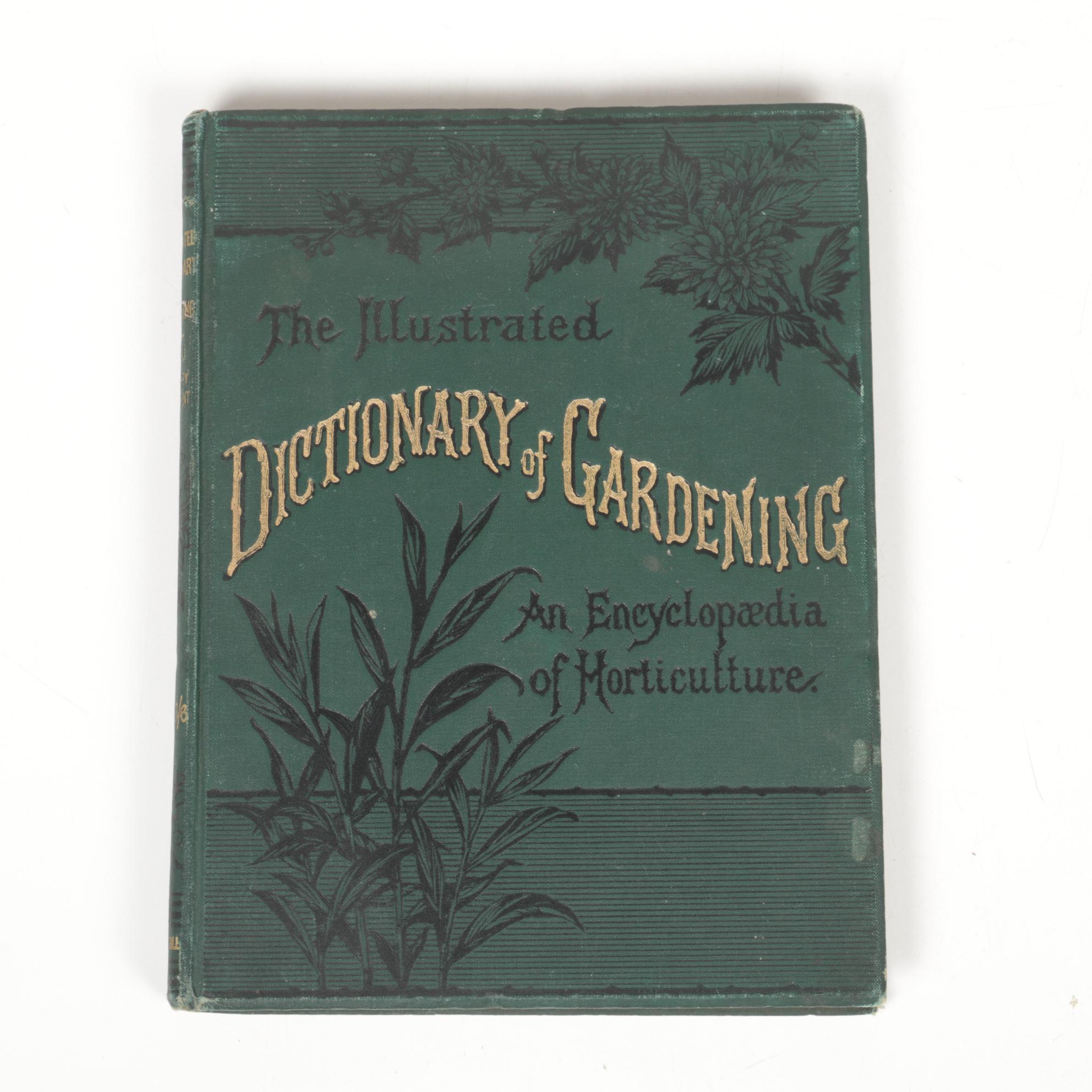 "Illustrated Dictionary of Gardening" Eight-Volume Set with Supplements, 1900