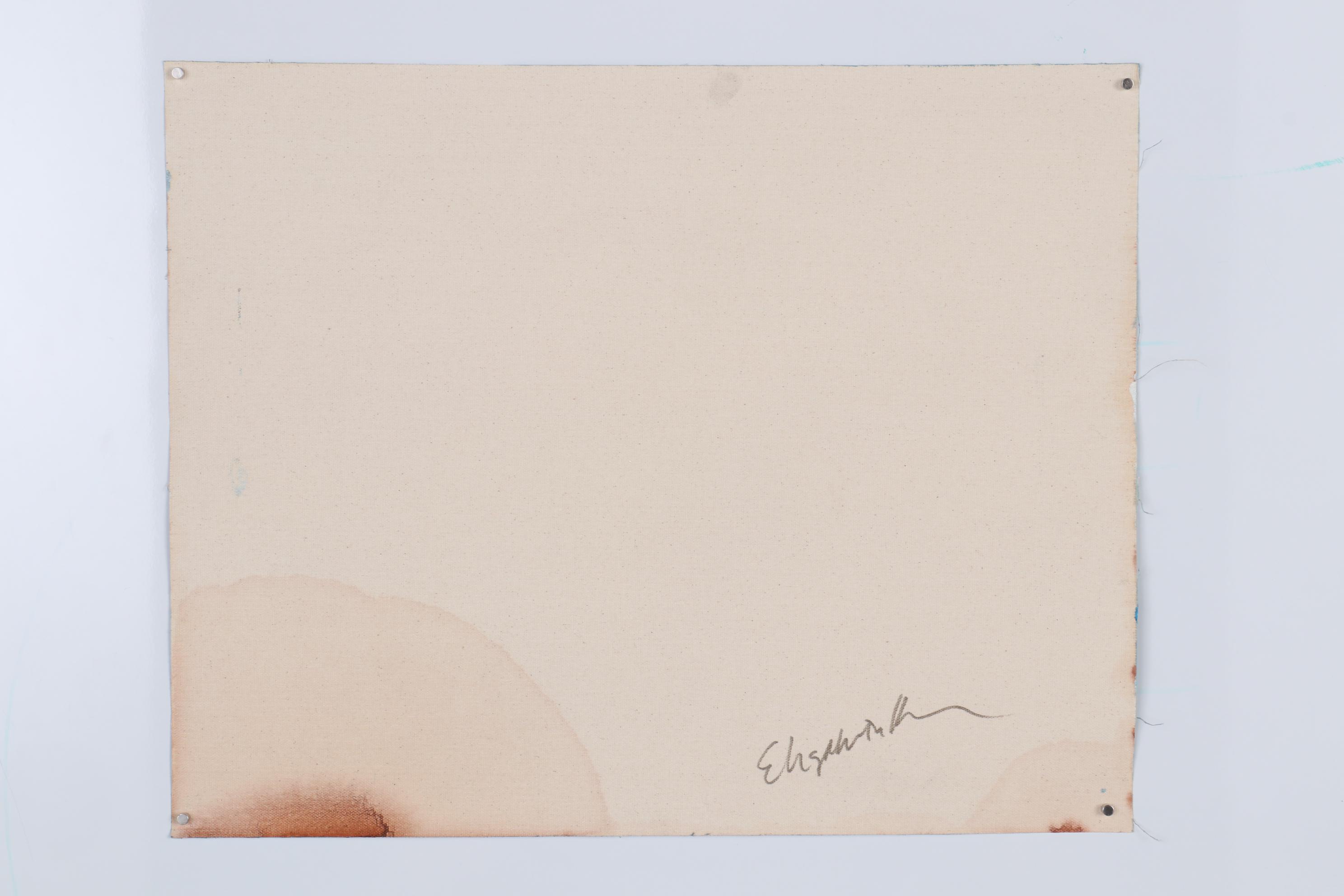 Oil Painting of Blue Rabbit, 21st Century