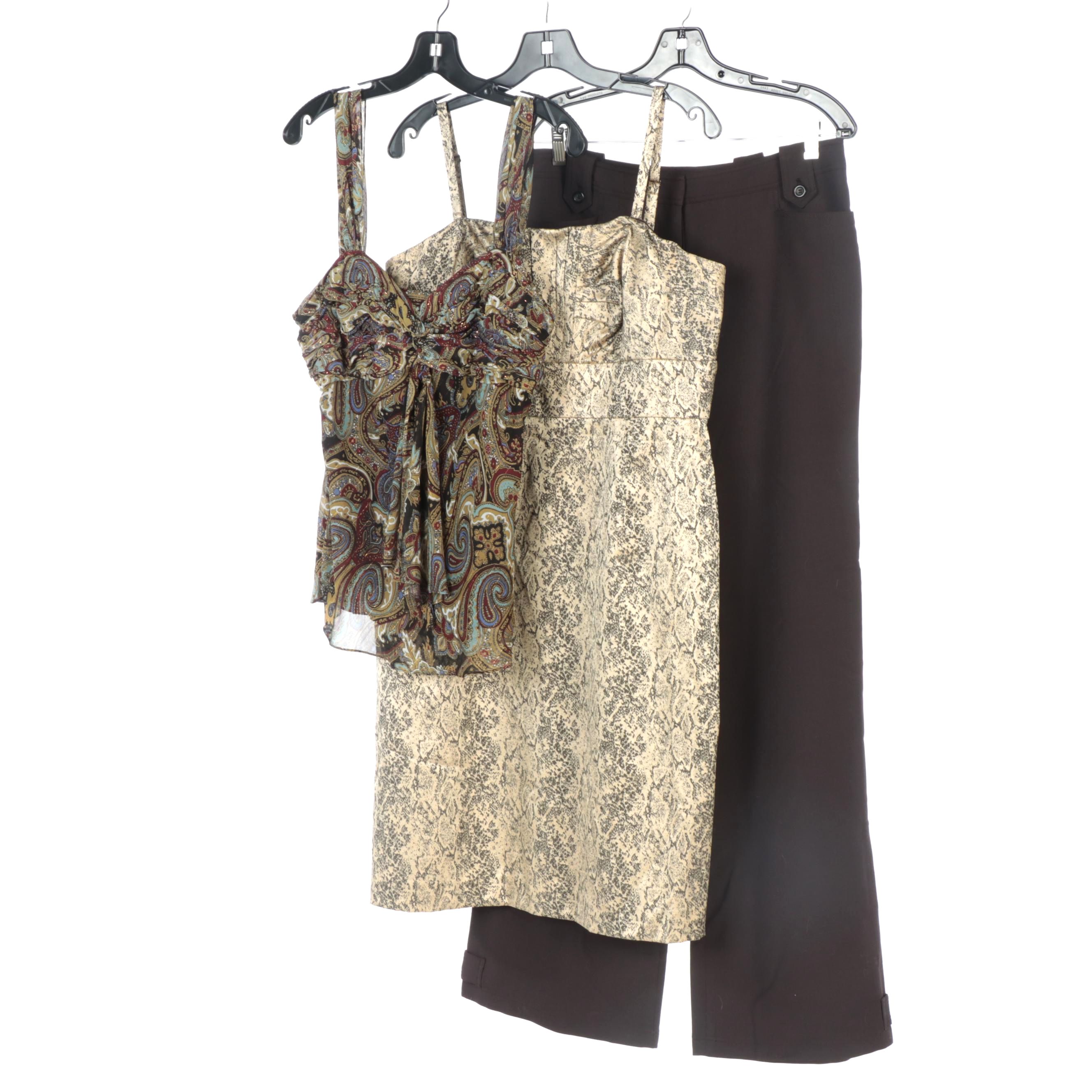 Antonio Melani Dress, Jackie Jon Sleeveless Top and Per Una Pants