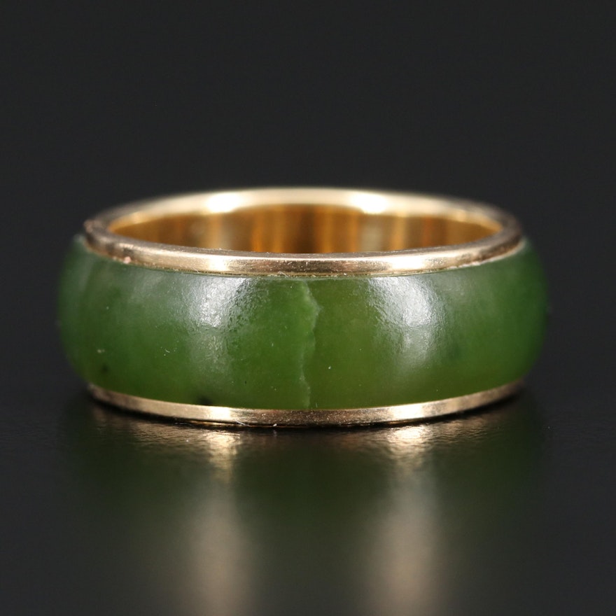 14K Nephrite Band