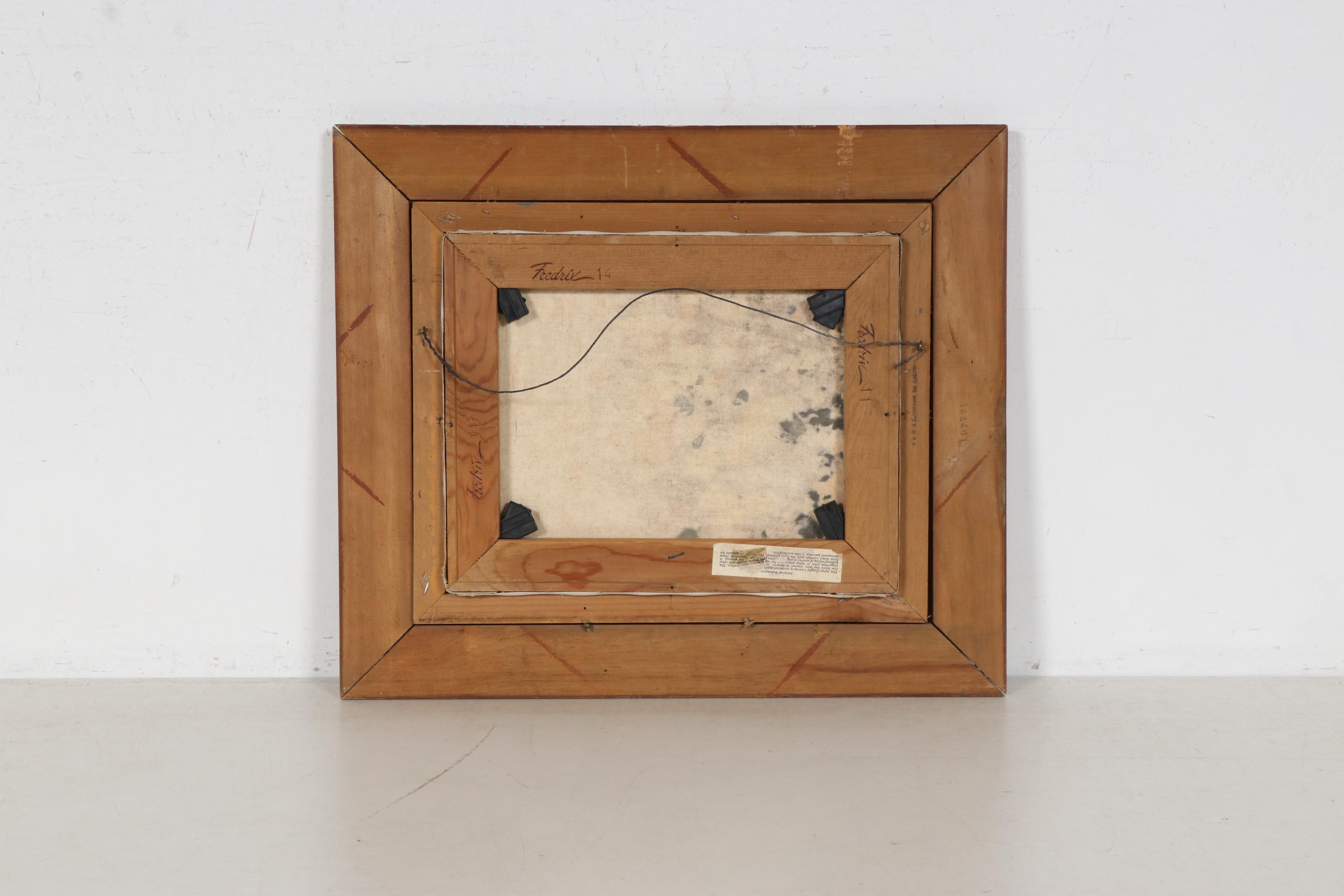 Gertrude Grigorov Winter Landscape Oil Painting, Mid to Late 20th century