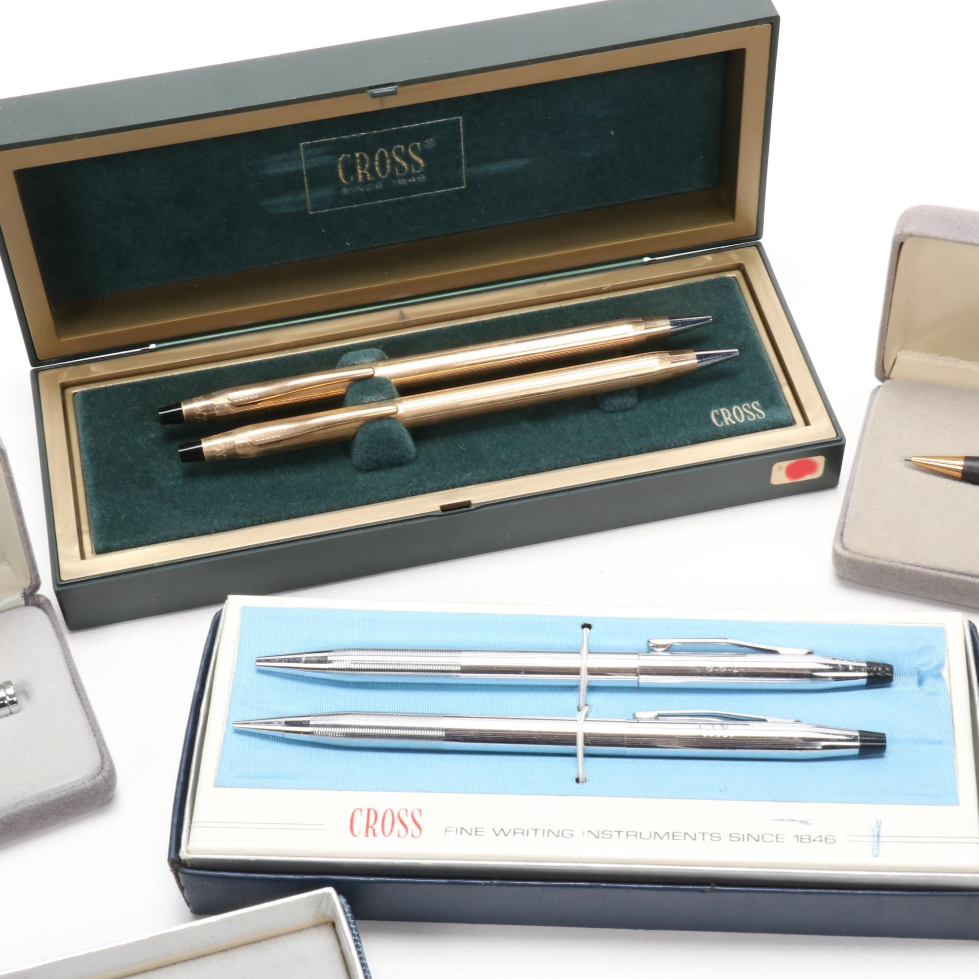 Cross, Parker, Anson and Zippo Pens and Mechanical Pencils