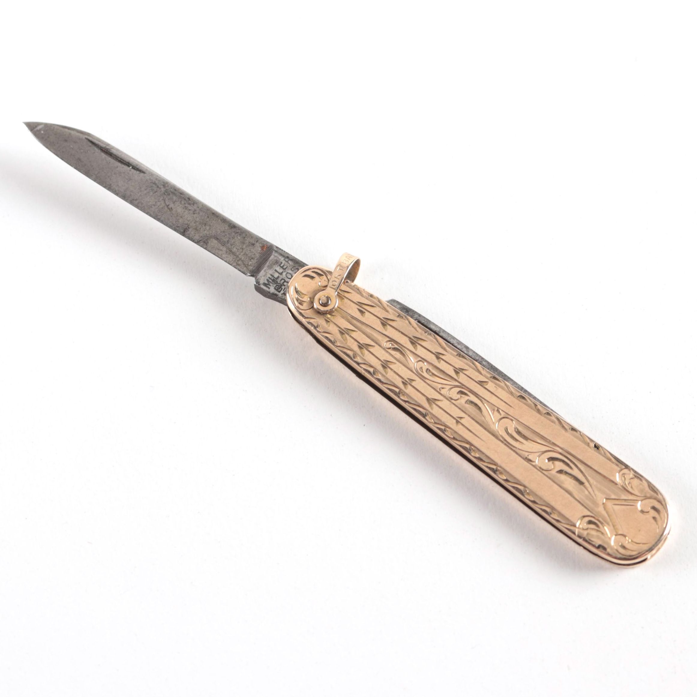Bates & Bacon 10K Gold Capped Pocket Knife