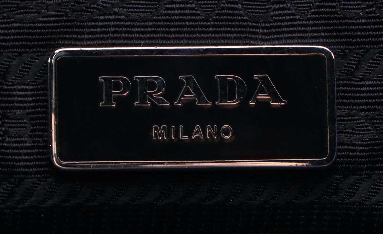 Prada Tartan Plaid Tessuto Nylon Tote Bag