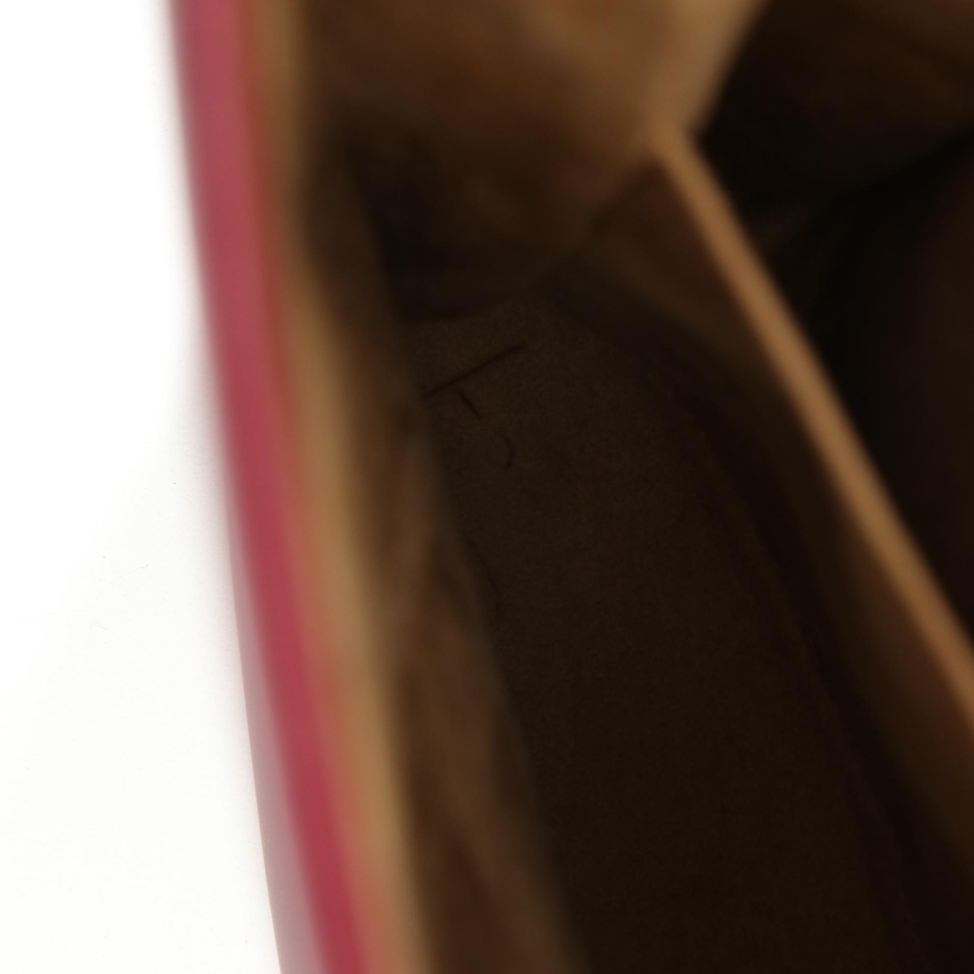 Must de Cartier Trinity Burgundy Leather Top Handle Bag