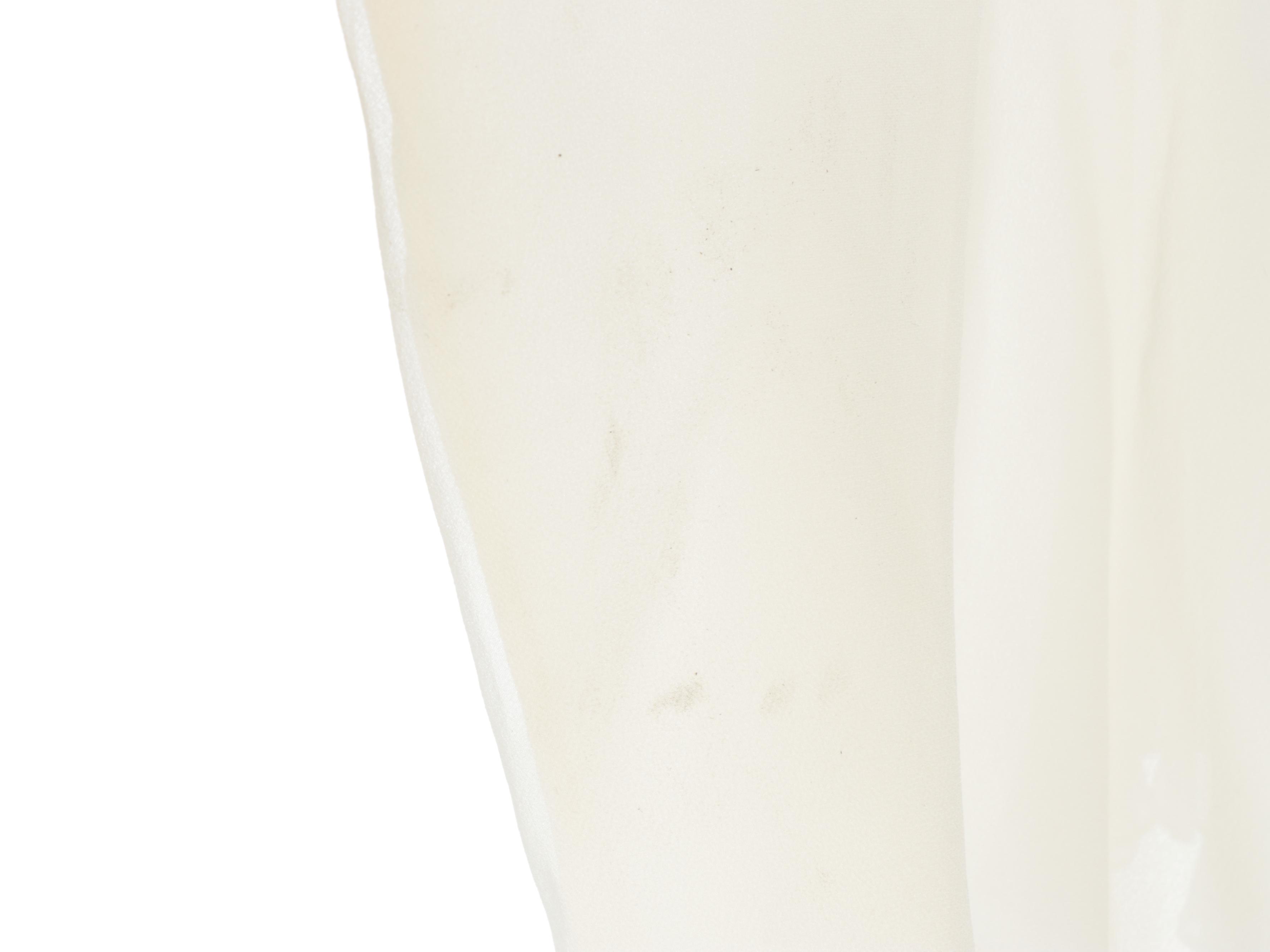 Oscar de la Renta Ruffle Lace Blouse, White Lace Shirt, and Tank