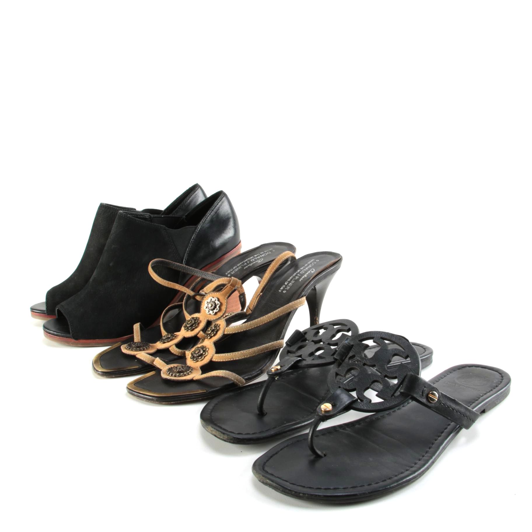Tory Burch Sandals and Donald J Pliner Heeled Sandals with Aldo Open-Toe Booties