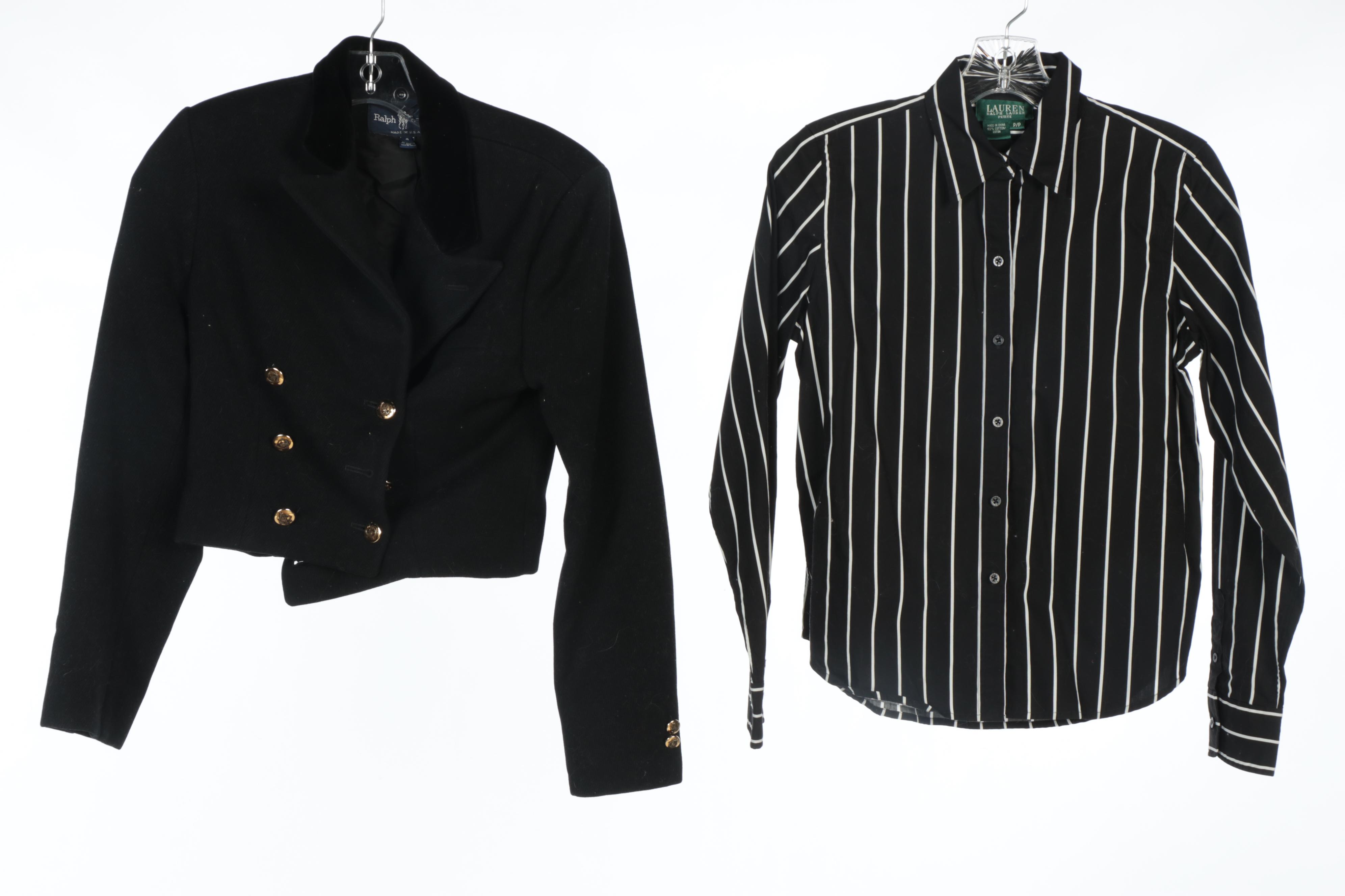 Ralph Lauren Cropped Jacket with Lauren Ralph Lauren Button-Down and Pants