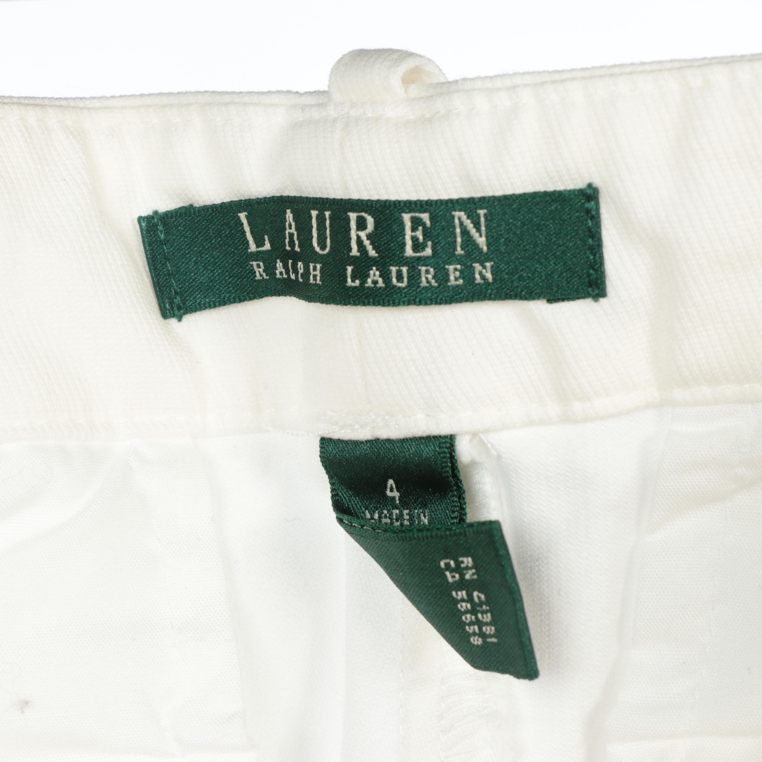 Ralph Lauren Cropped Jacket with Lauren Ralph Lauren Button-Down and Pants