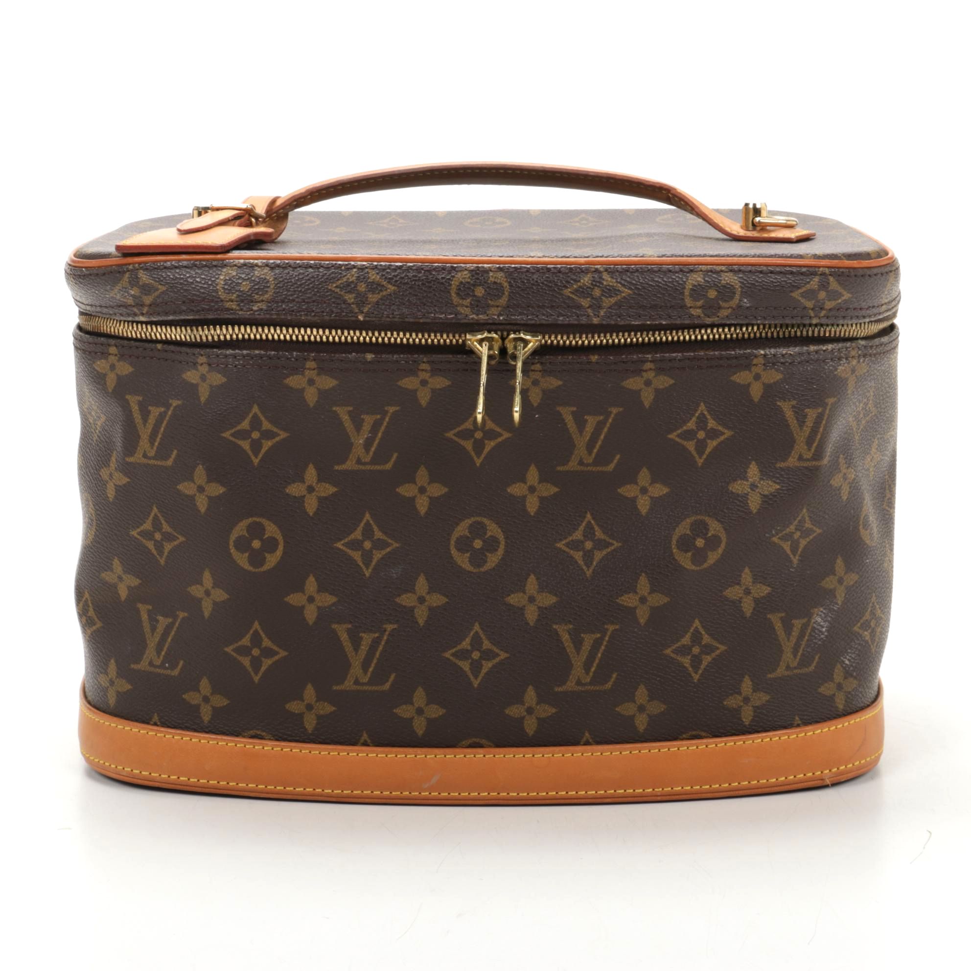 Louis Vuitton Nice Vanity Case in Monogram Canvas and Vachetta Leather