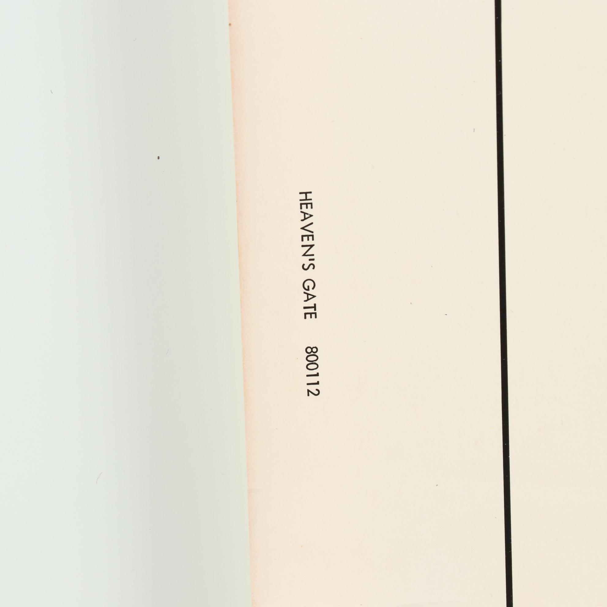 "Heaven's Gate" Halftone 30" x 40" Movie Poster, 1981