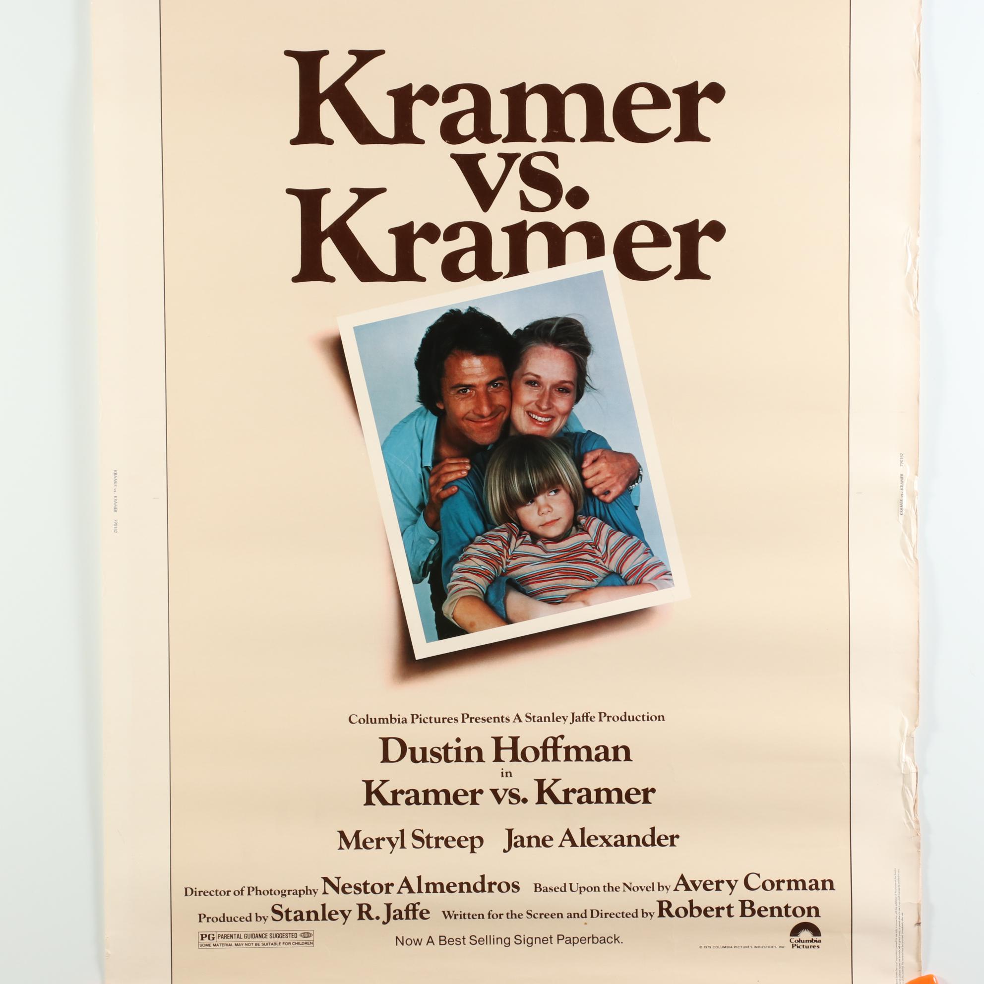 "Kramer vs. Kramer" Halftone Movie Poster, 1979