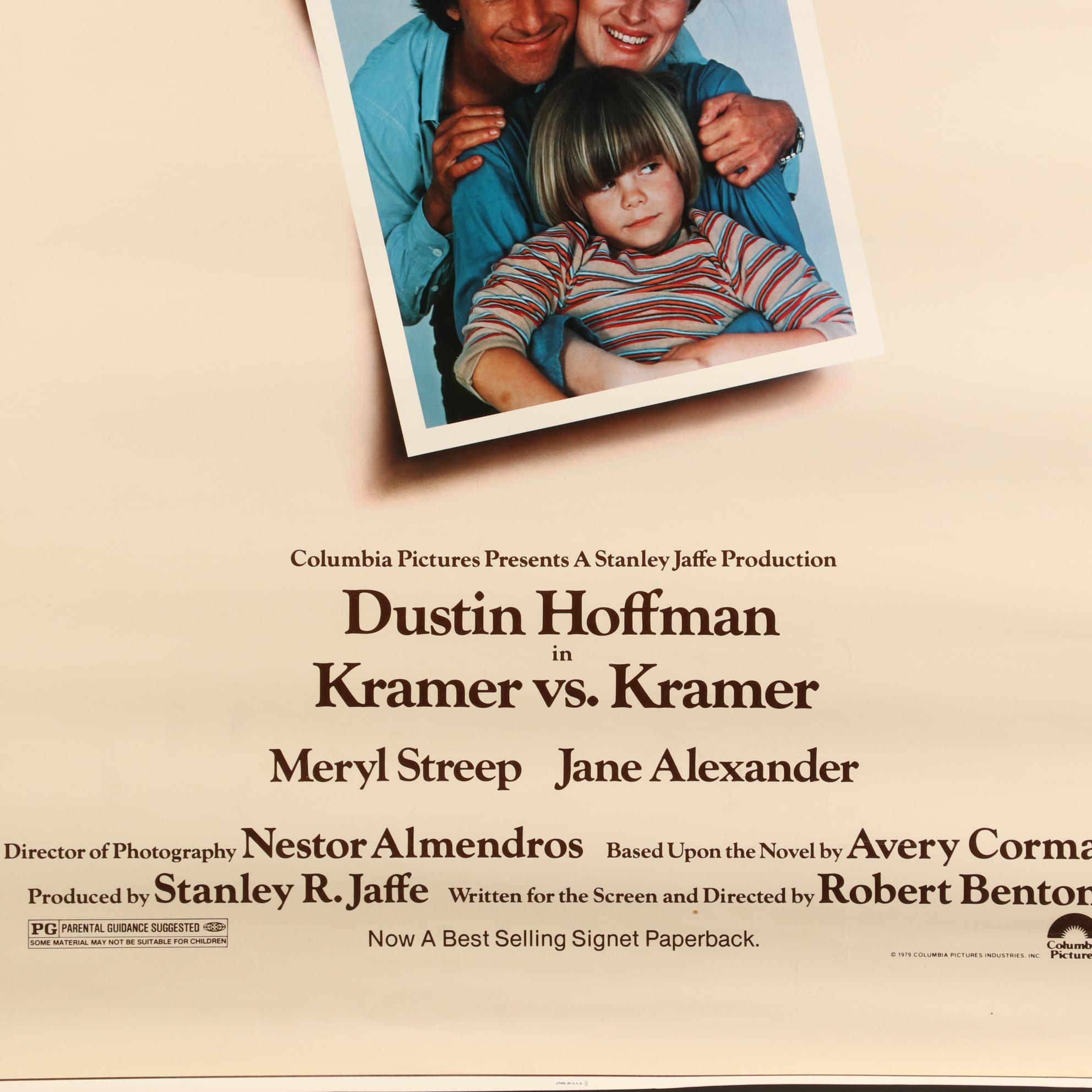 "Kramer vs. Kramer" Halftone Movie Poster, 1979
