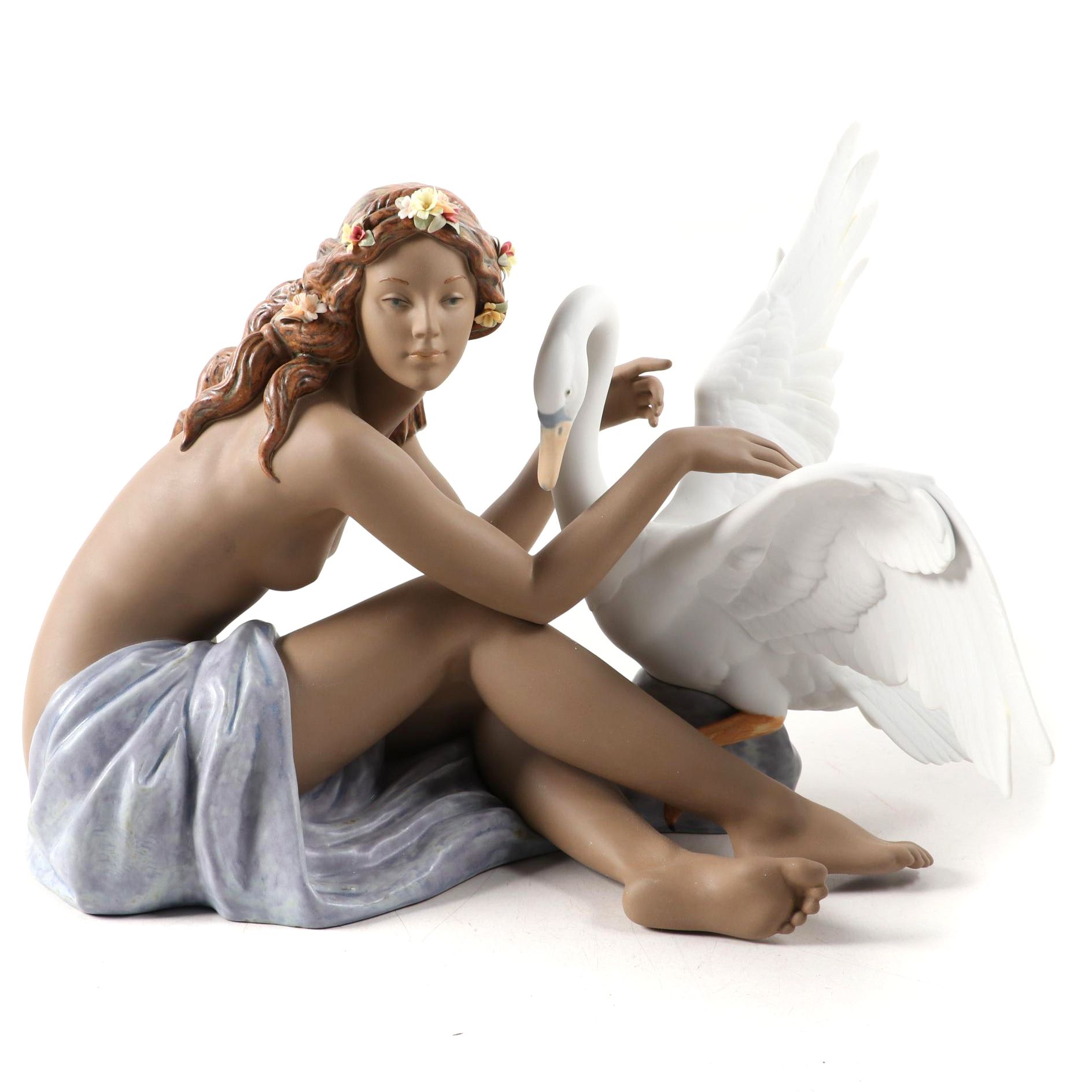 Lladró "Leda and the Swan" Porcelain Figurine, 2002