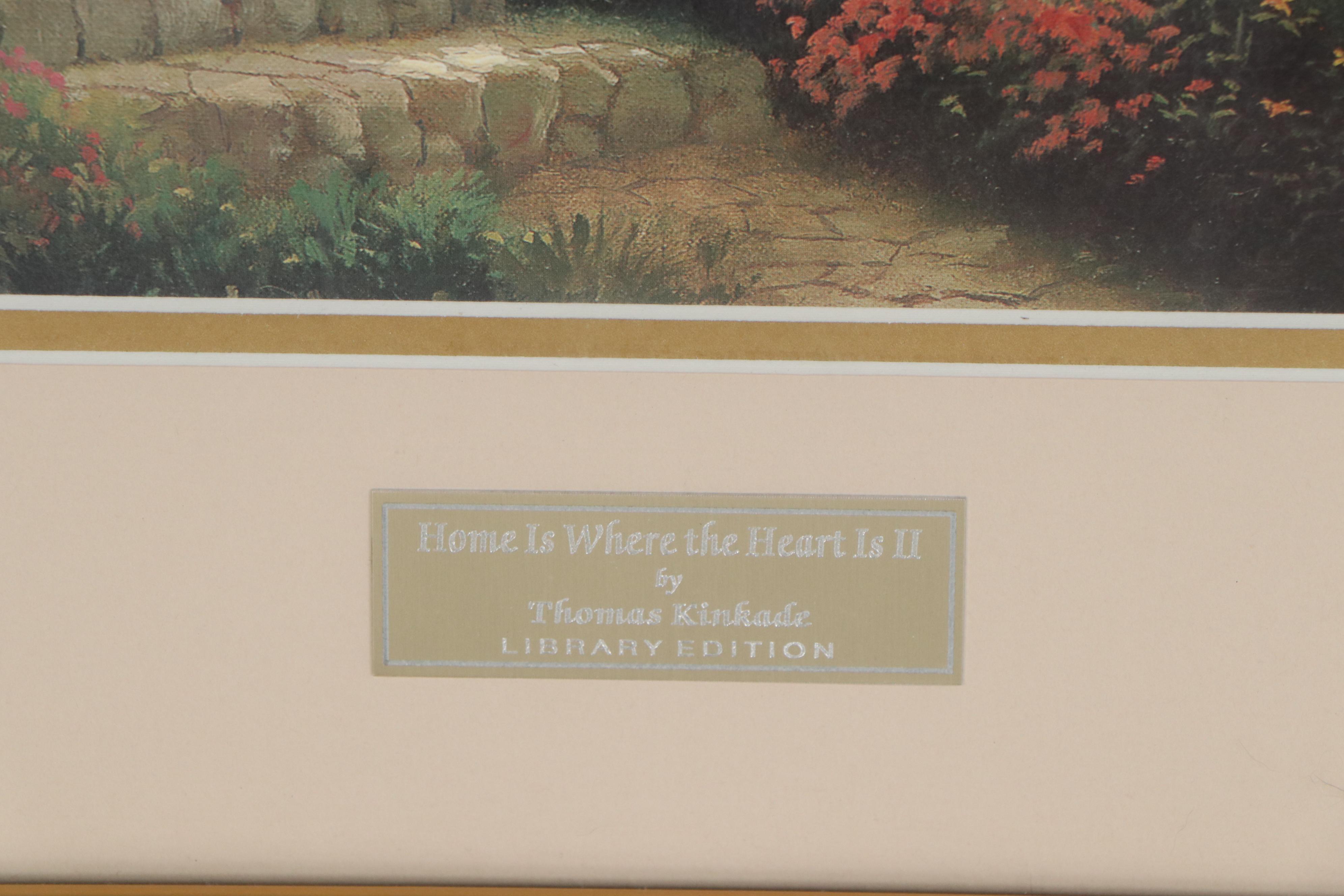 Offset Lithograph after Thomas Kinkade "Home is Where the Heart Is II"