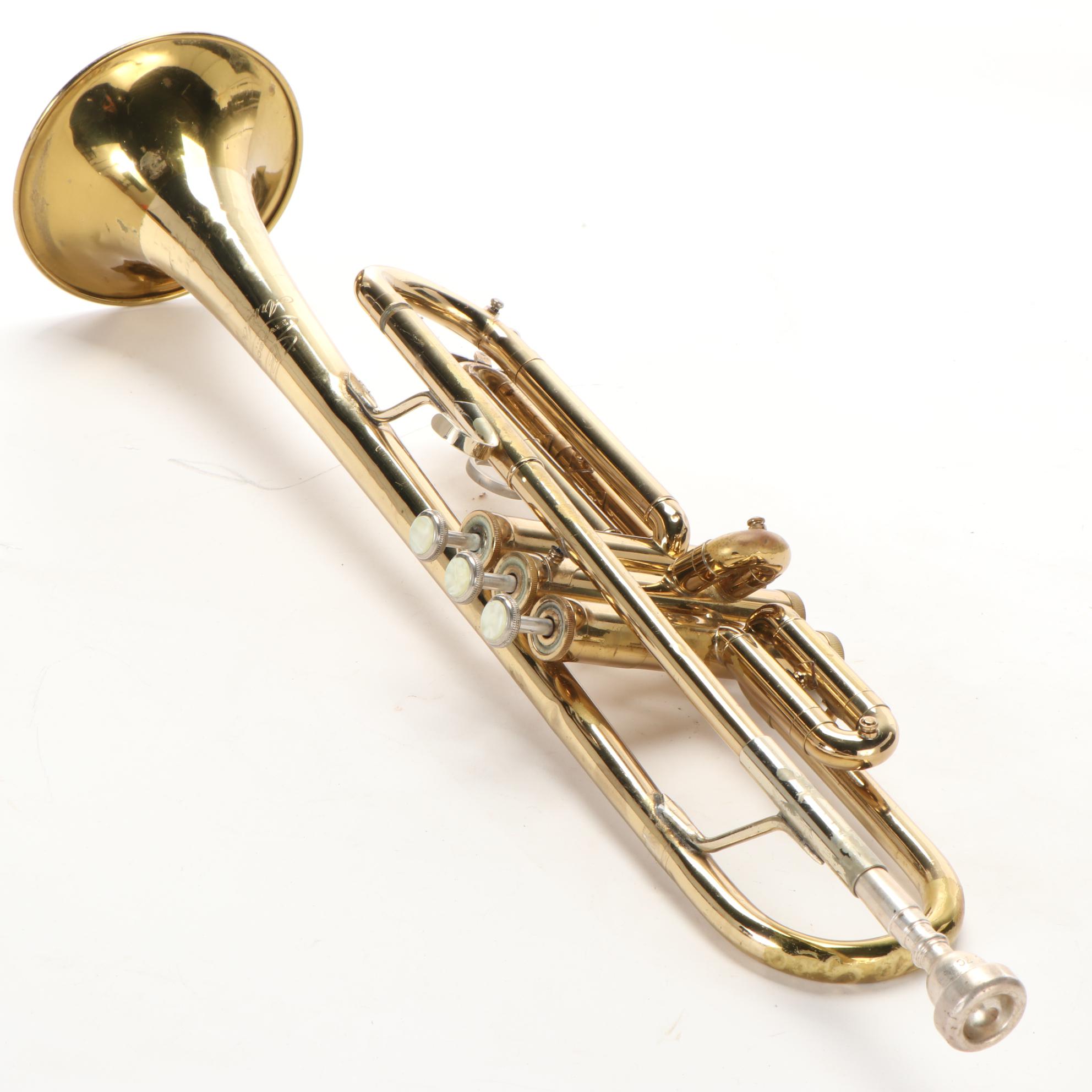 Buescher Aristocrat Brass Trumpet with Case