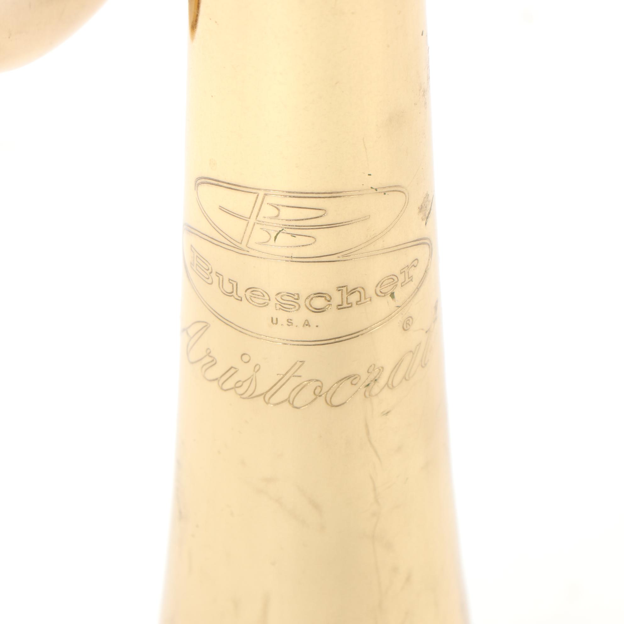 Buescher Aristocrat Brass Trumpet with Case