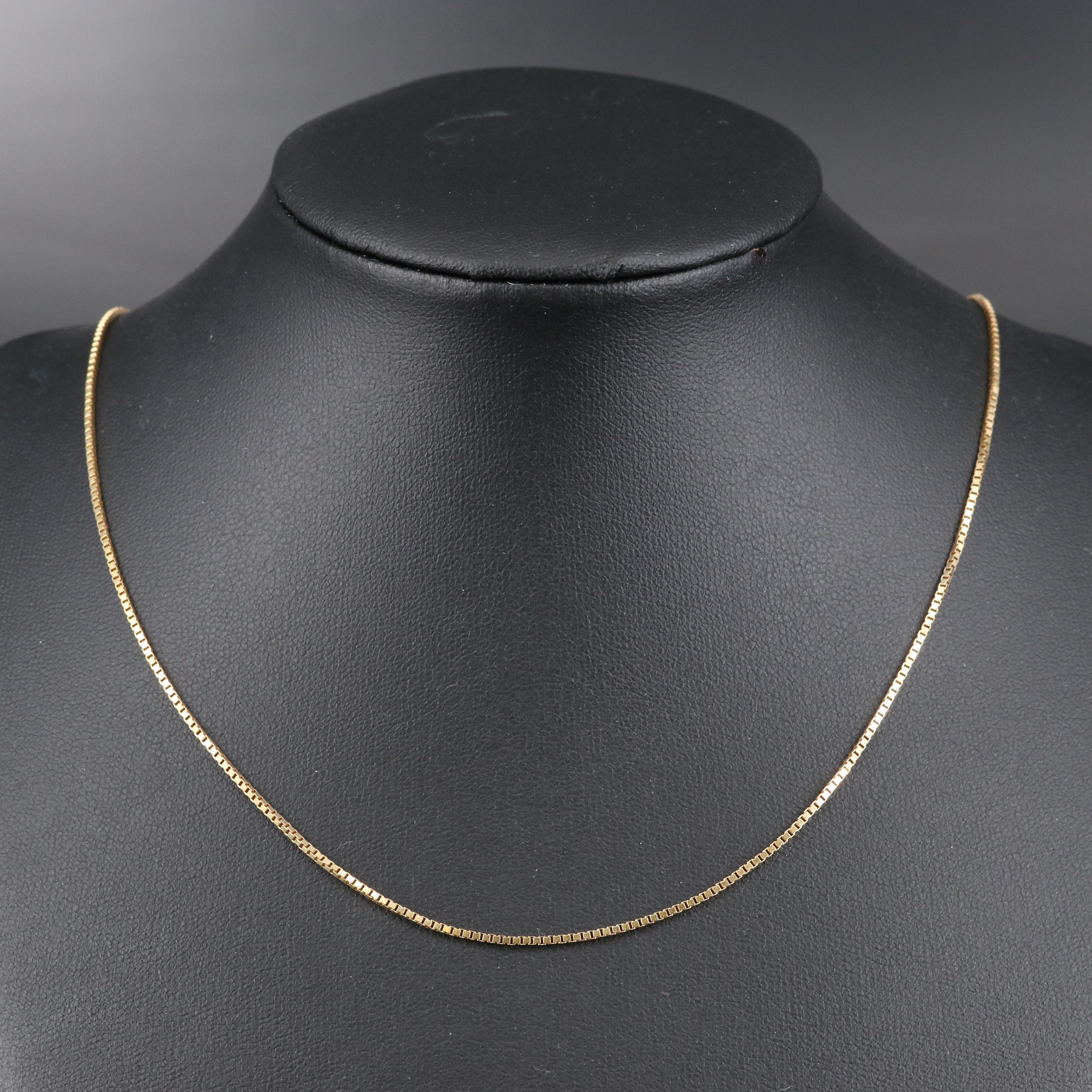 14K Box Chain