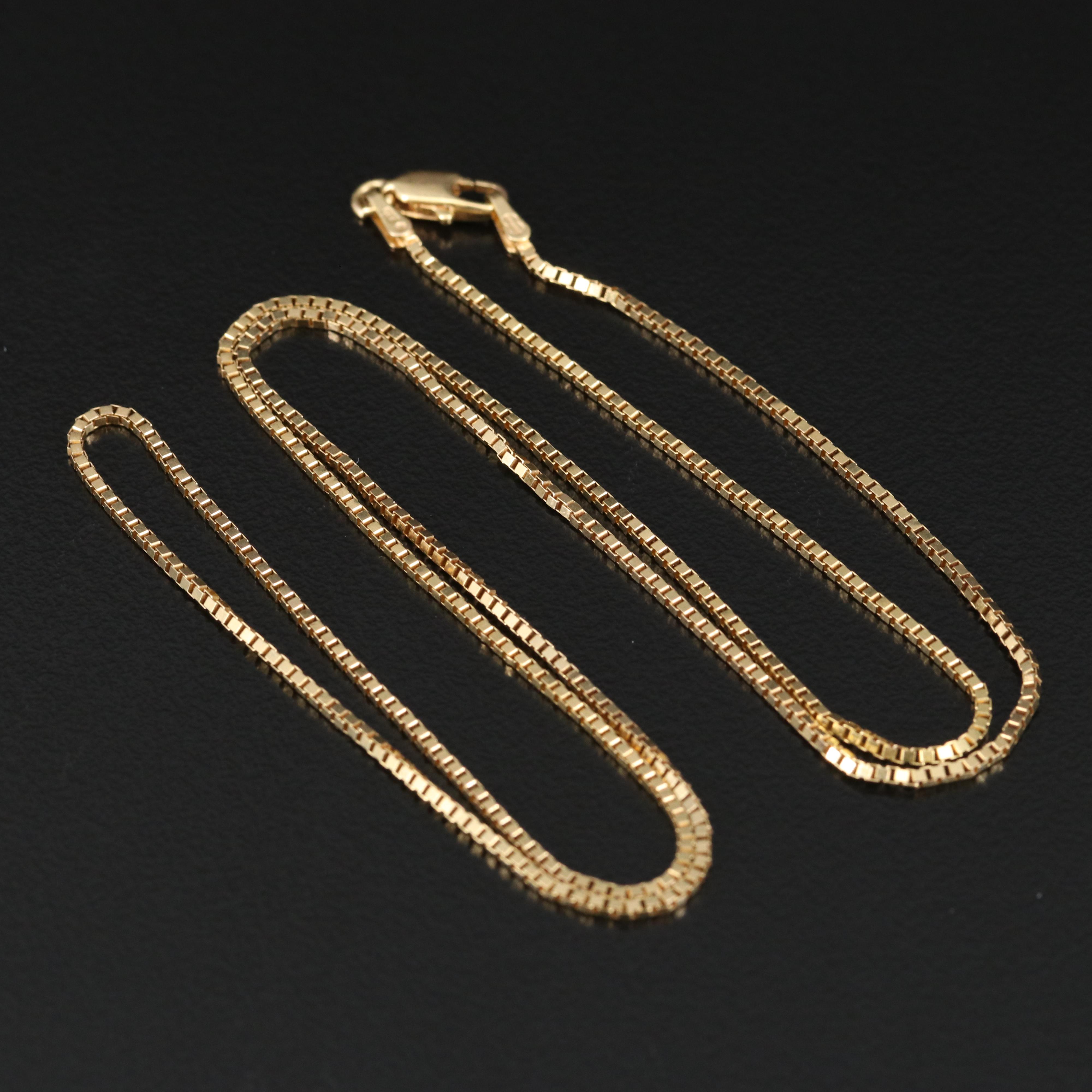 14K Box Chain