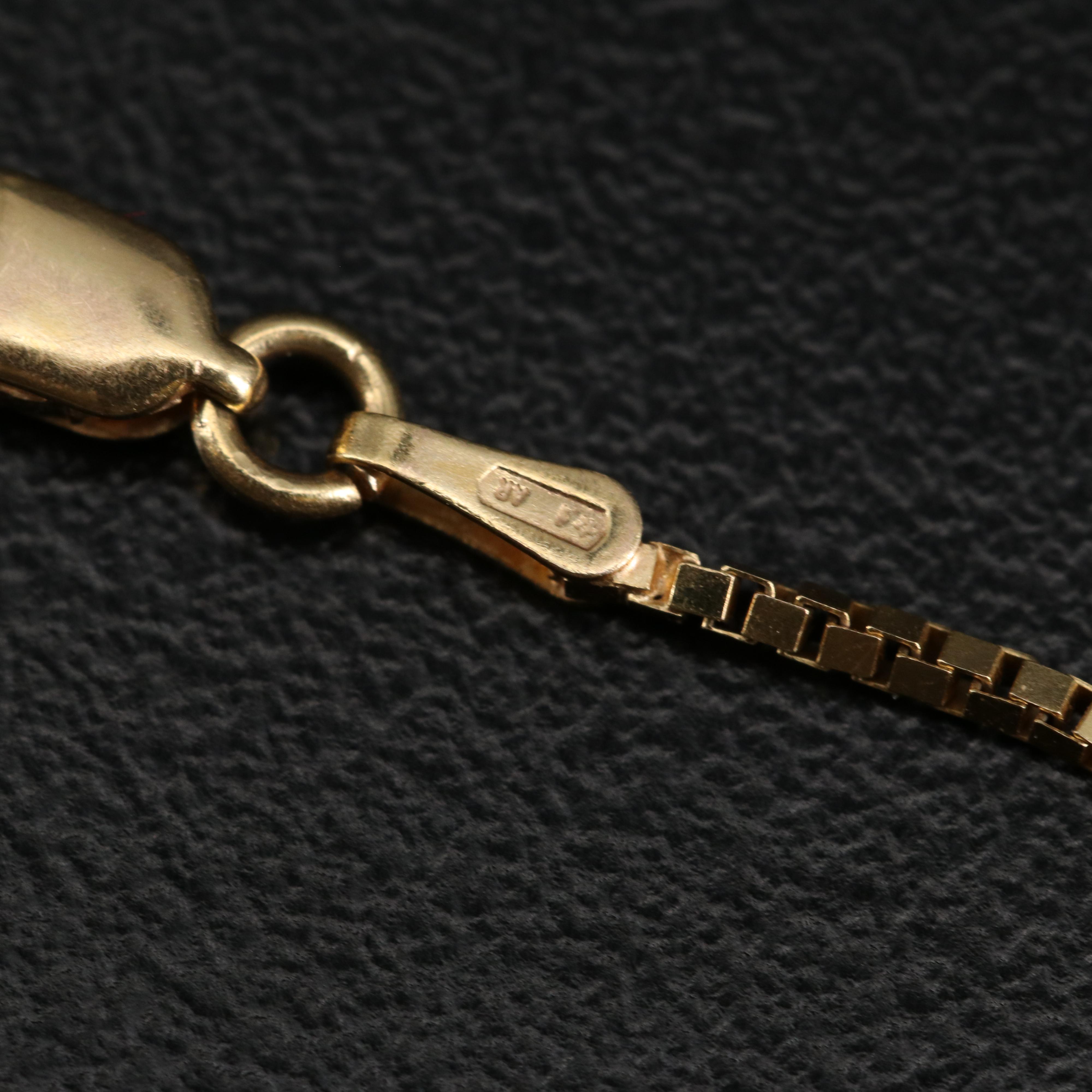 14K Box Chain