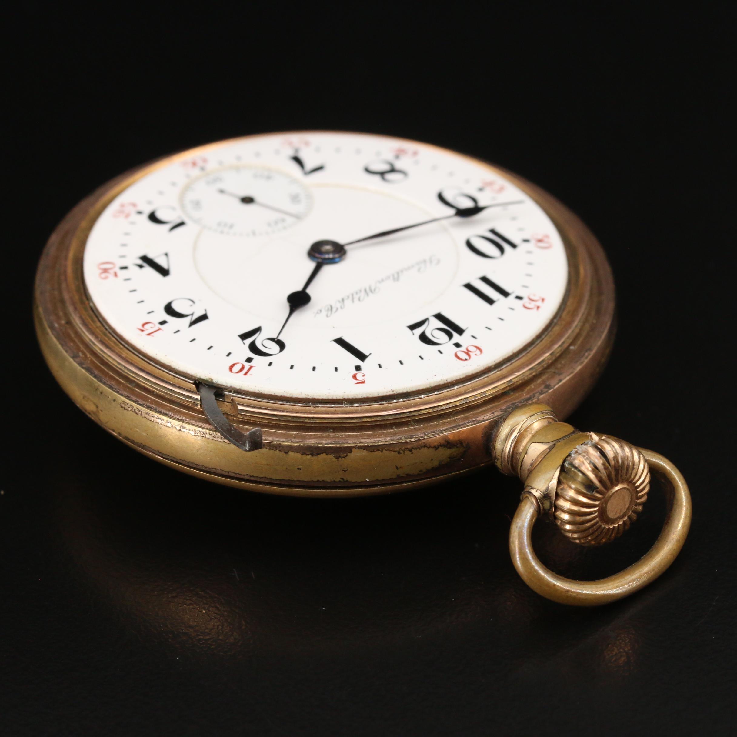 1903 Hamilton "The Banner" Railroad Grade Gold Filled Pocket Watch