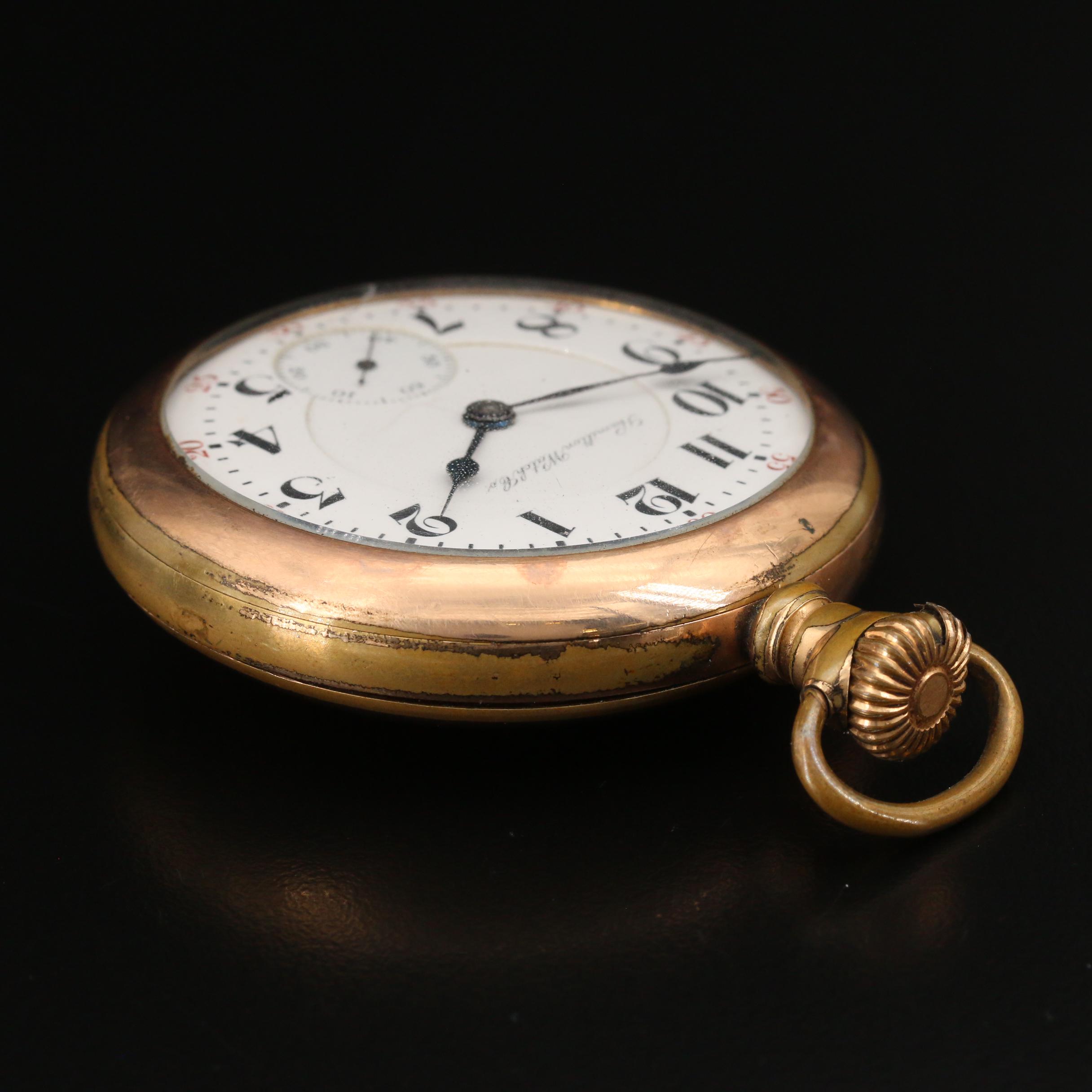 1903 Hamilton "The Banner" Railroad Grade Gold Filled Pocket Watch