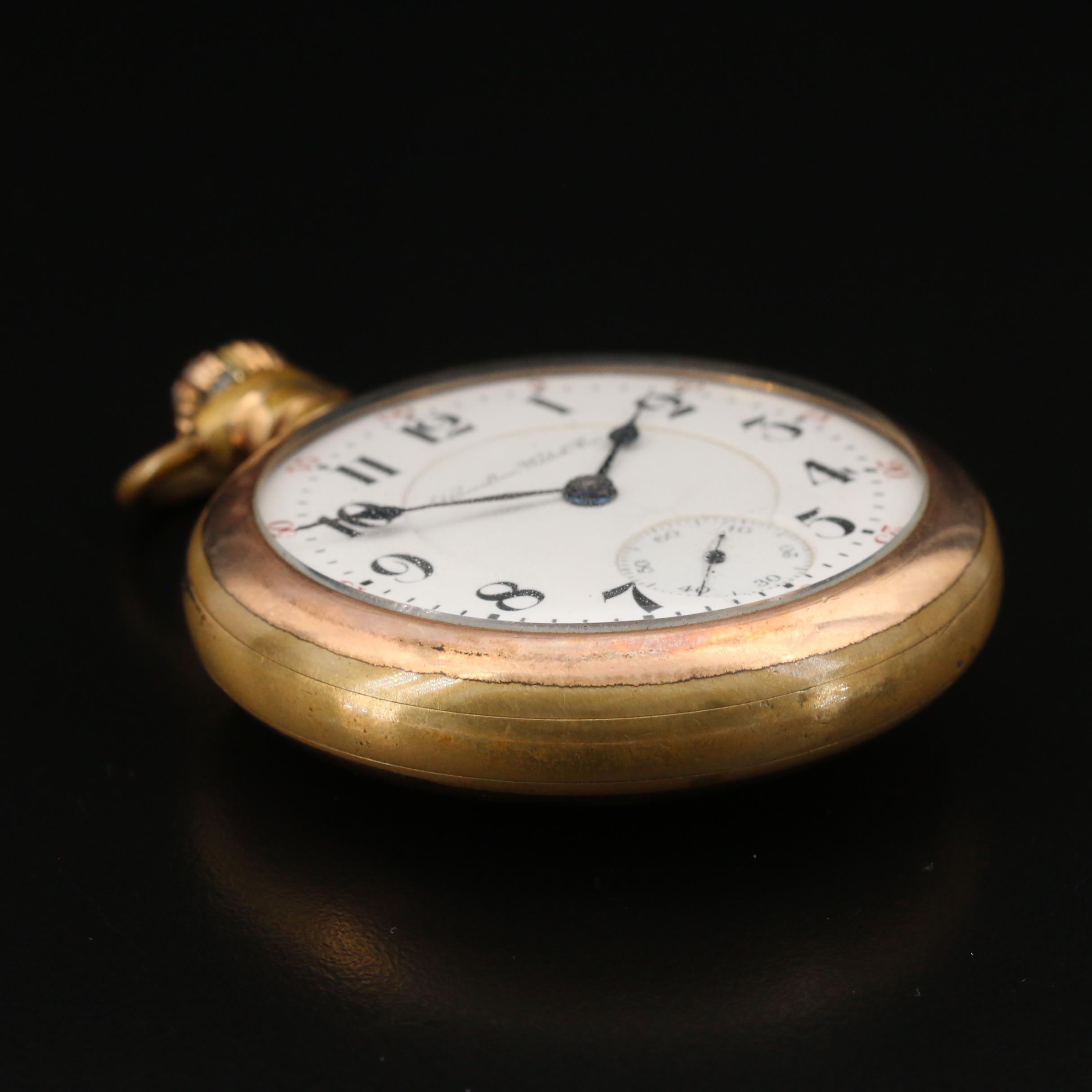 1903 Hamilton "The Banner" Railroad Grade Gold Filled Pocket Watch