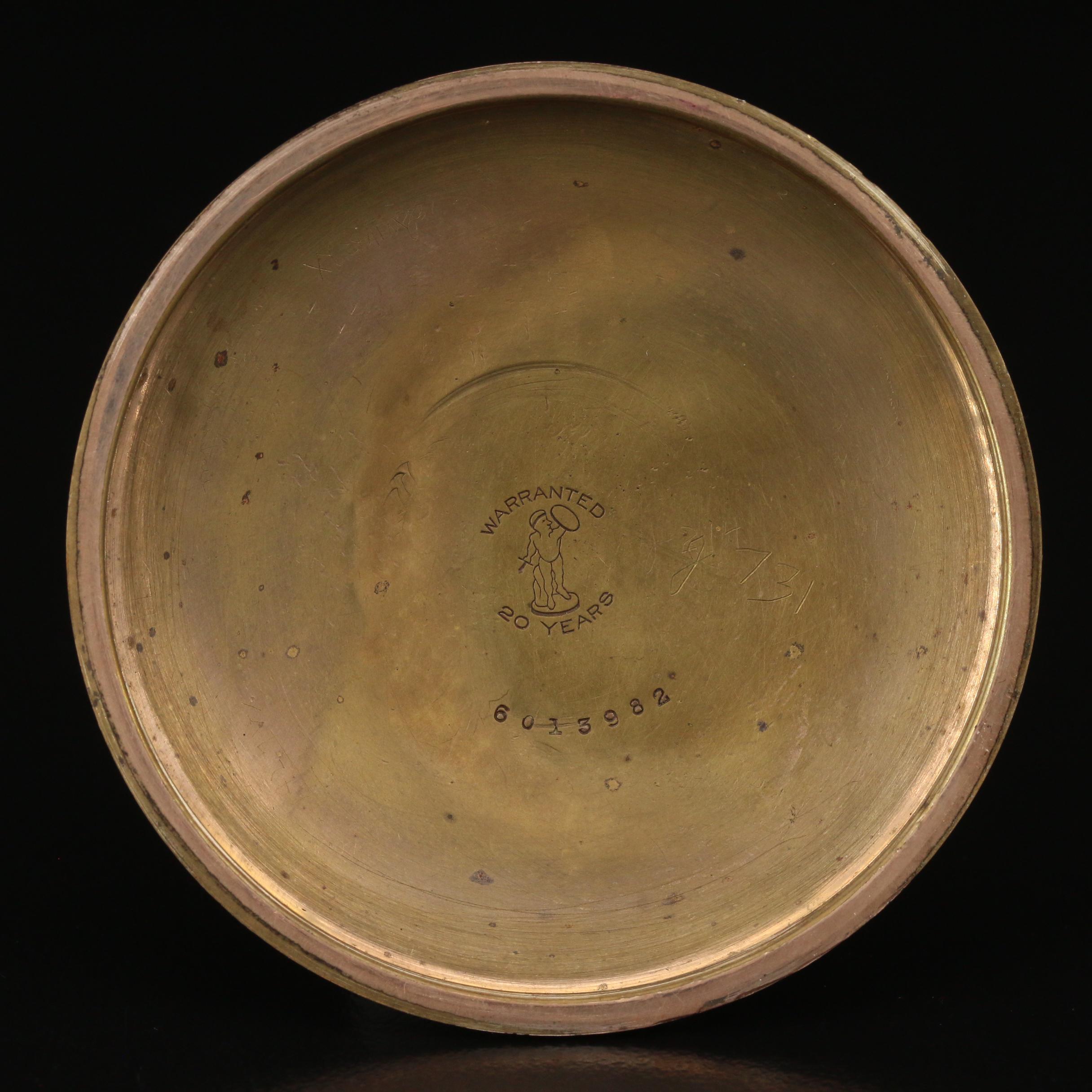 1903 Hamilton "The Banner" Railroad Grade Gold Filled Pocket Watch