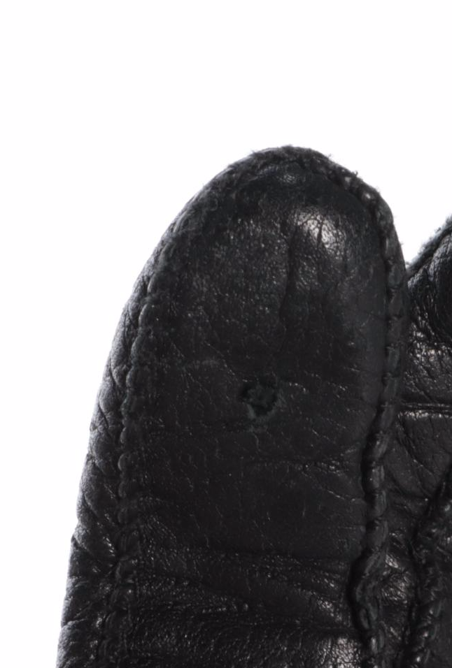 Men's LAUREN Ralph Lauren Wool Blend Peacoat and Fownes Bros. Leather Gloves