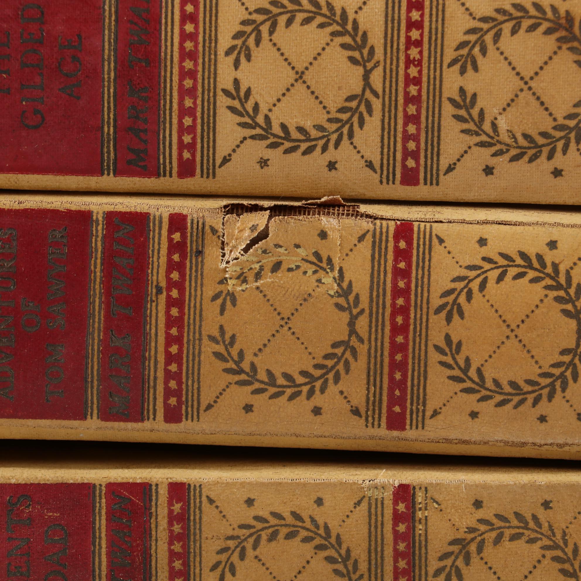 "The Complete Works of Mark Twain", 25 Volume Collection, Early 20th Century