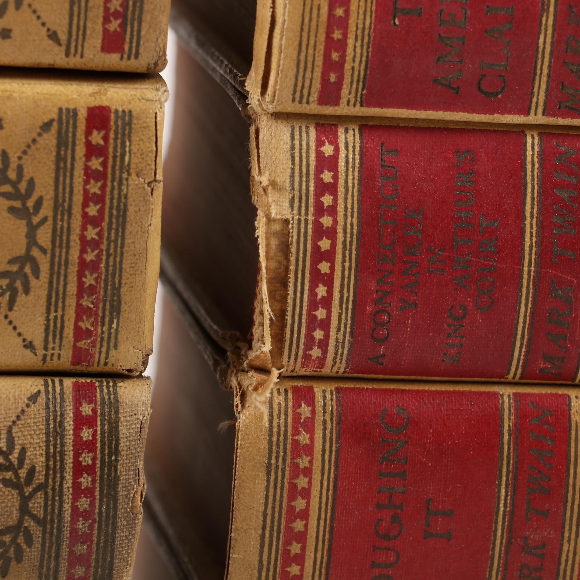 "The Complete Works of Mark Twain", 25 Volume Collection, Early 20th Century