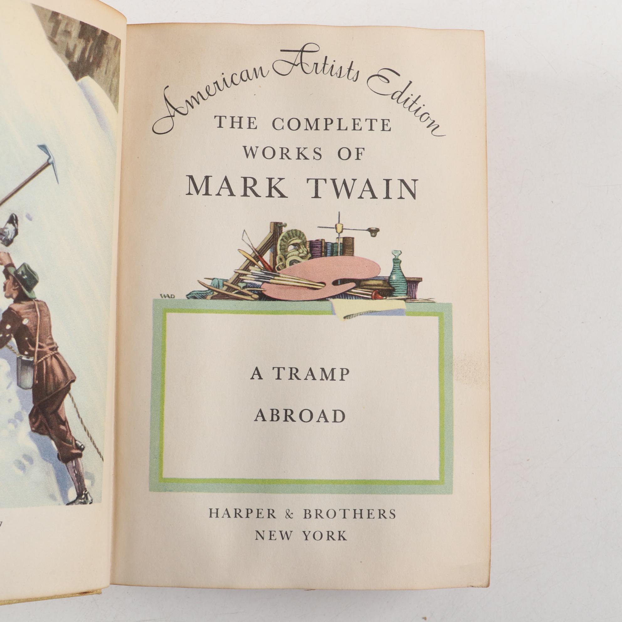 "The Complete Works of Mark Twain", 25 Volume Collection, Early 20th Century