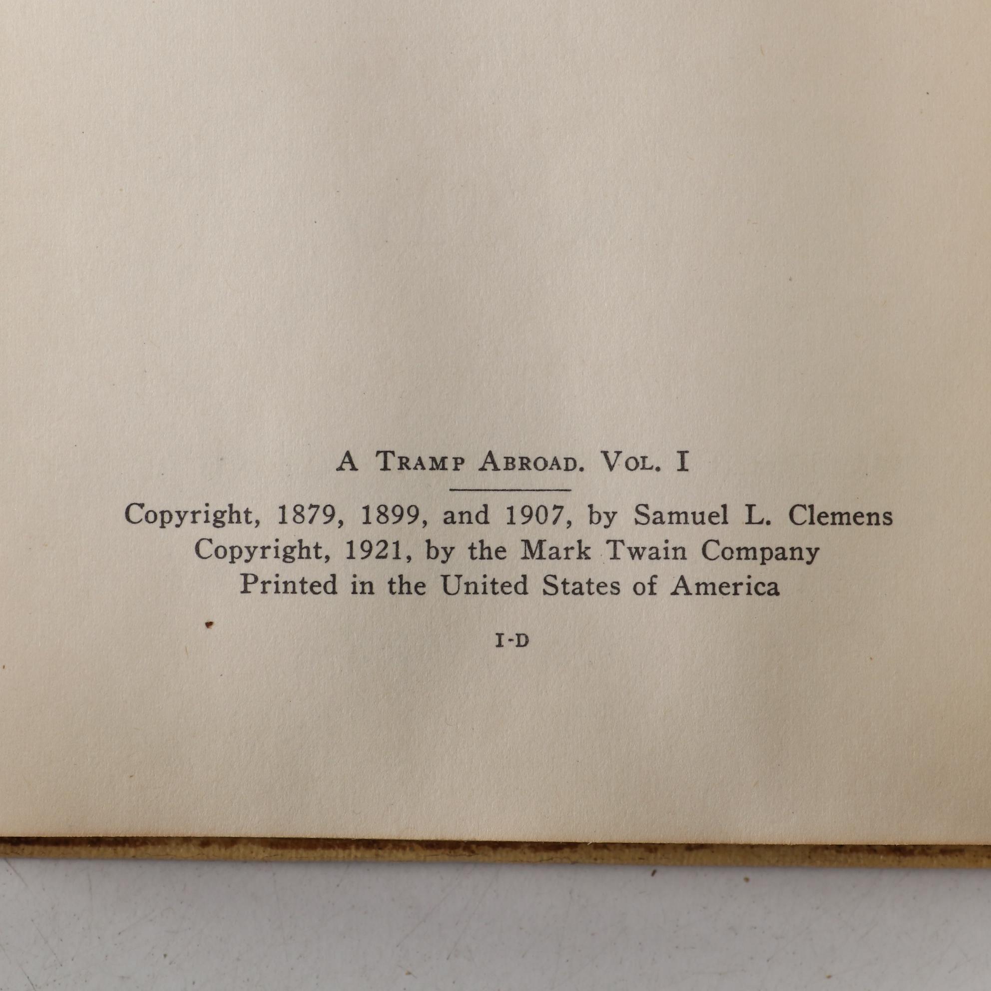 "The Complete Works of Mark Twain", 25 Volume Collection, Early 20th Century