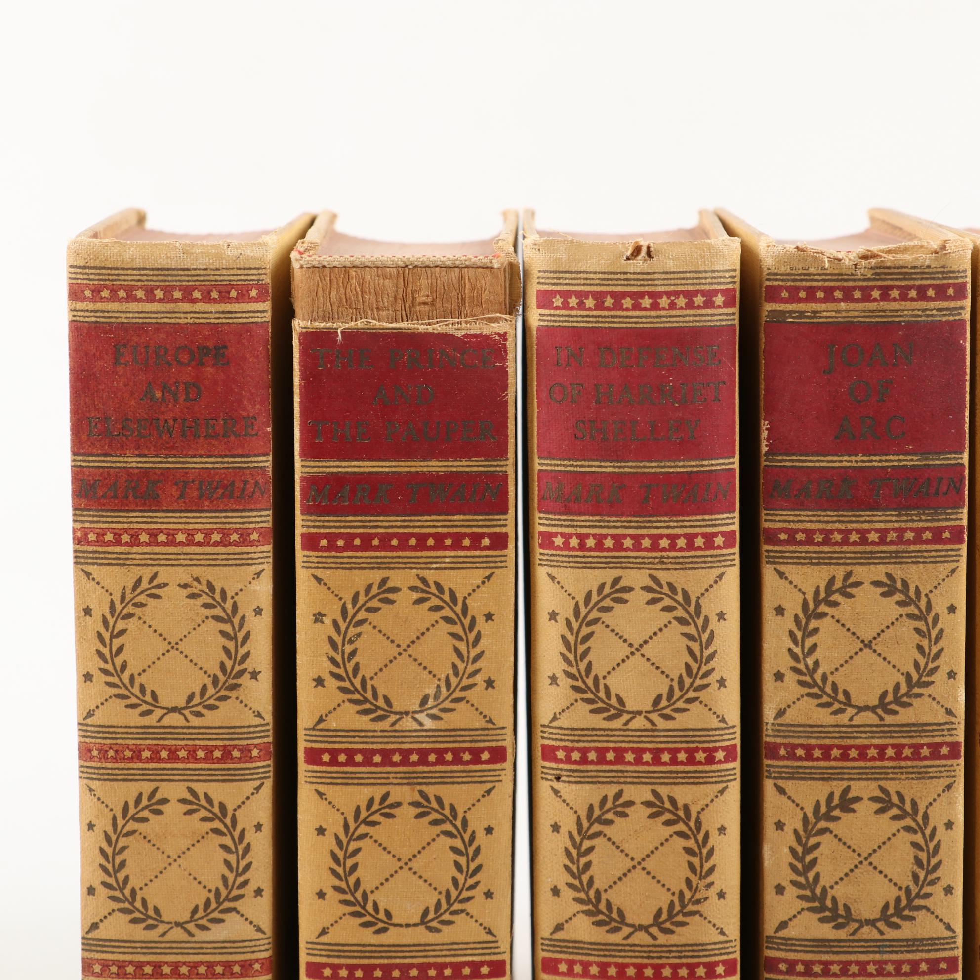 "The Complete Works of Mark Twain", 25 Volume Collection, Early 20th Century