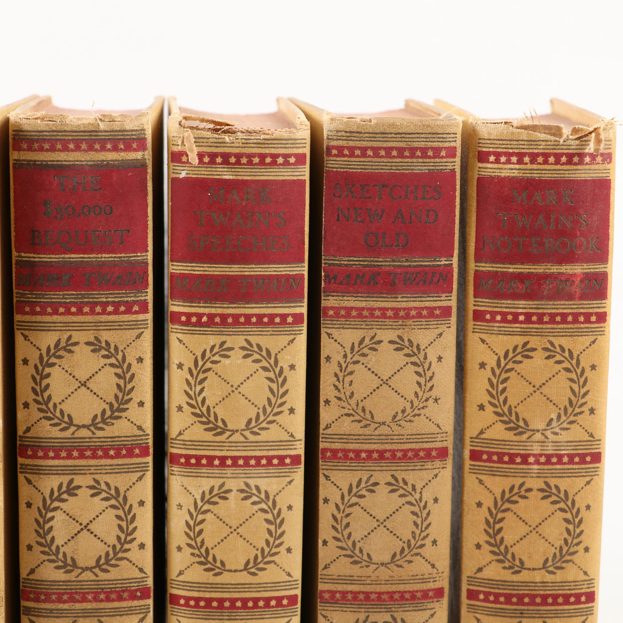 "The Complete Works of Mark Twain", 25 Volume Collection, Early 20th Century