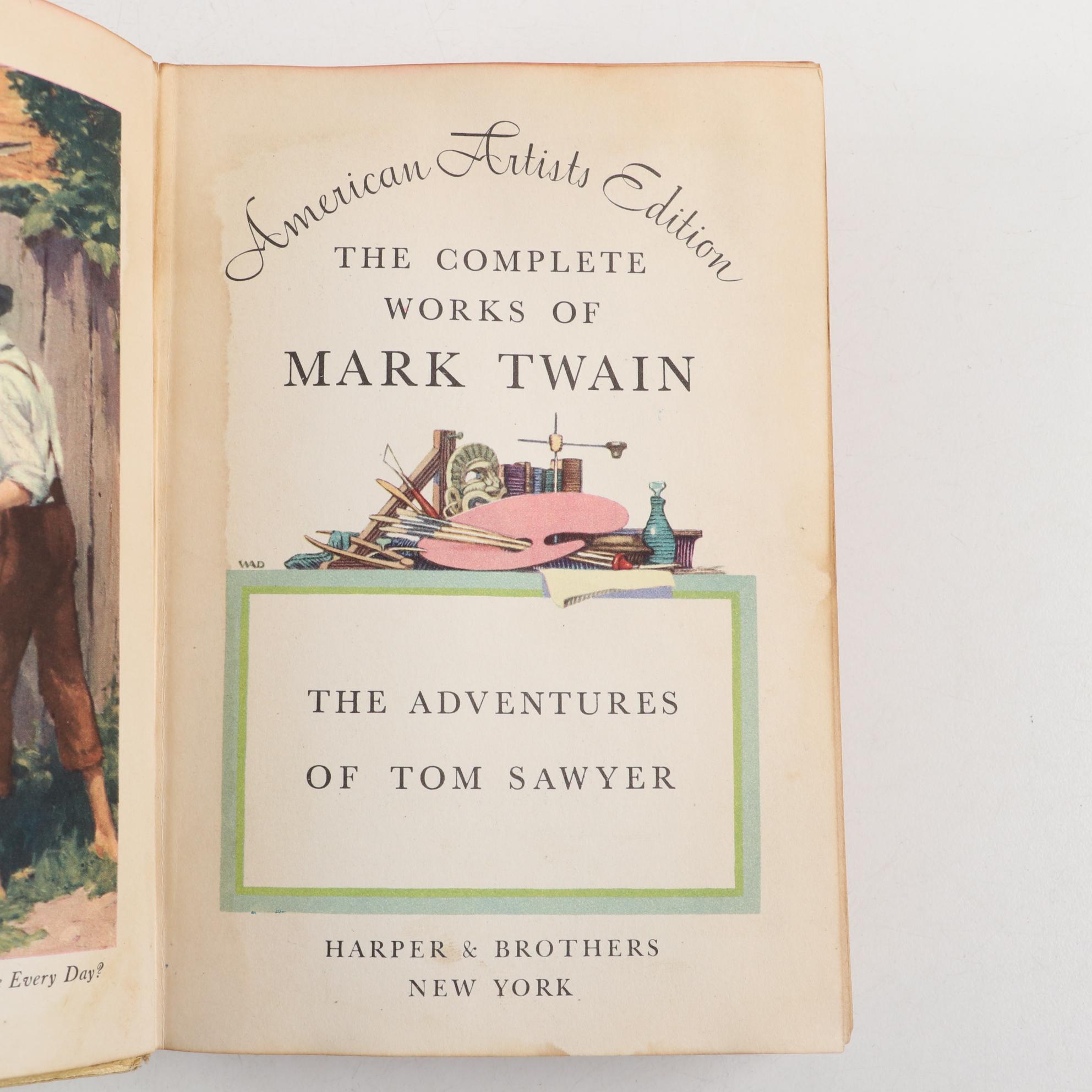 "The Complete Works of Mark Twain", 25 Volume Collection, Early 20th Century